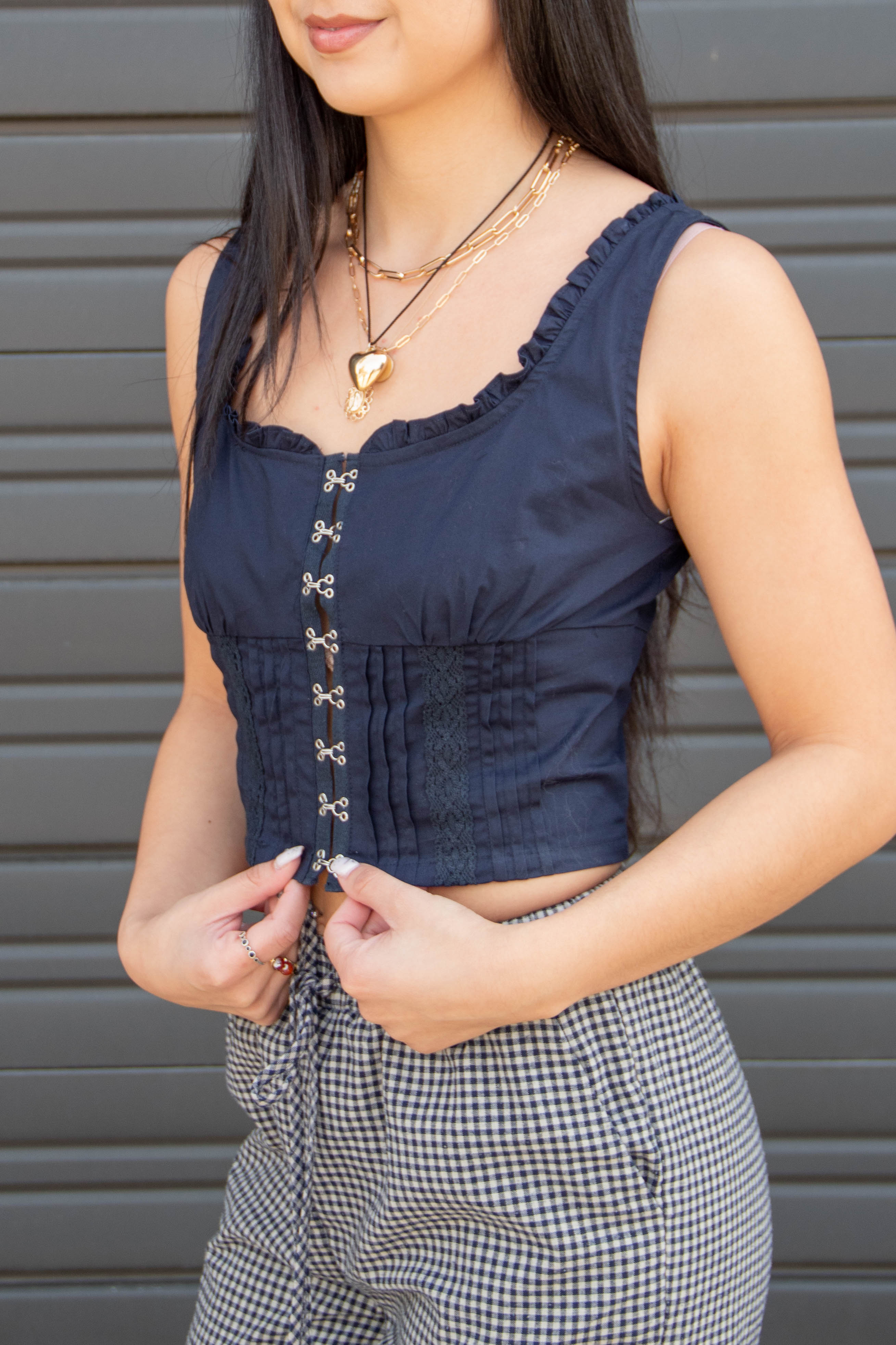 Sleeveless Corset Top