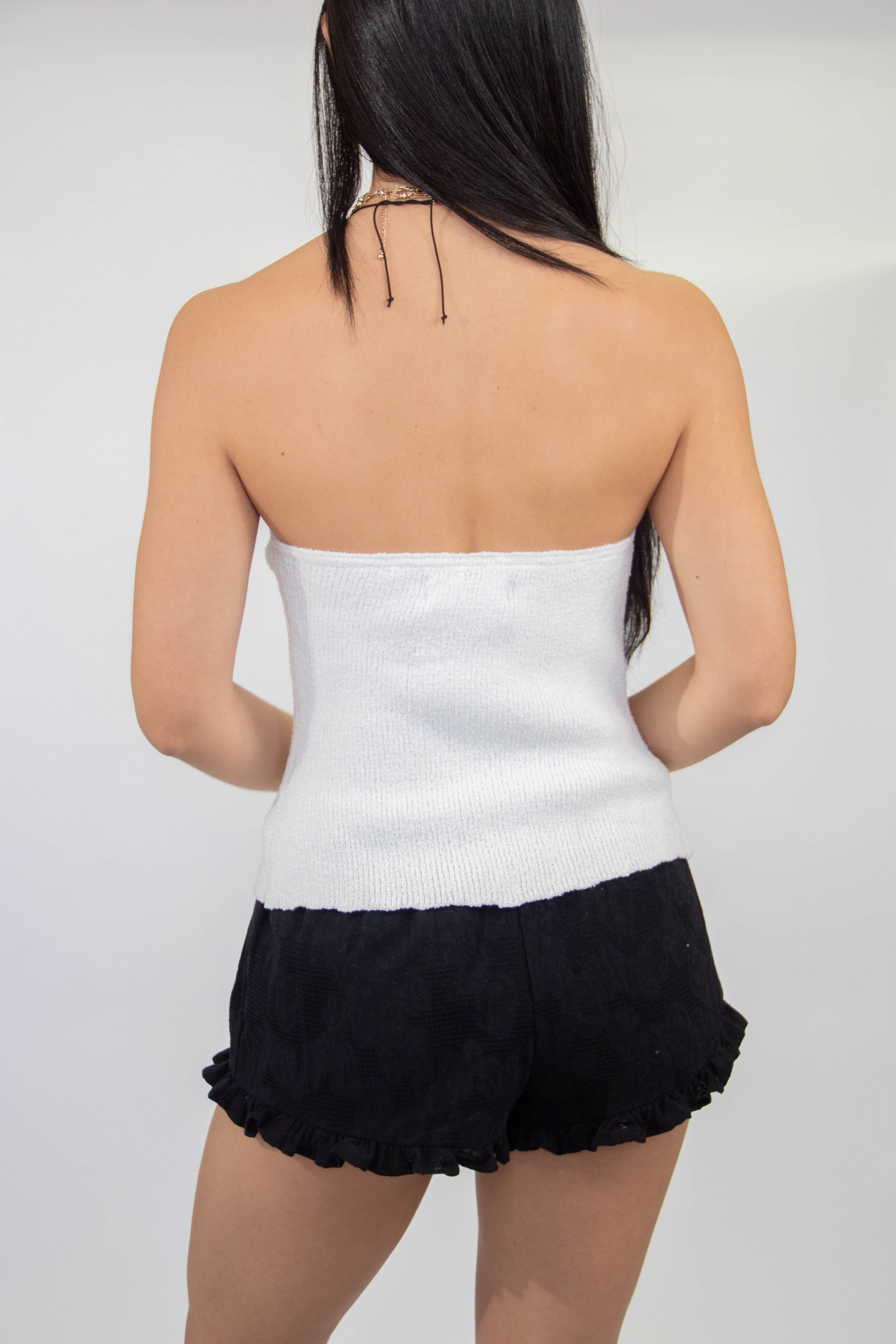 Ribbed Knit Tube Top by For Good