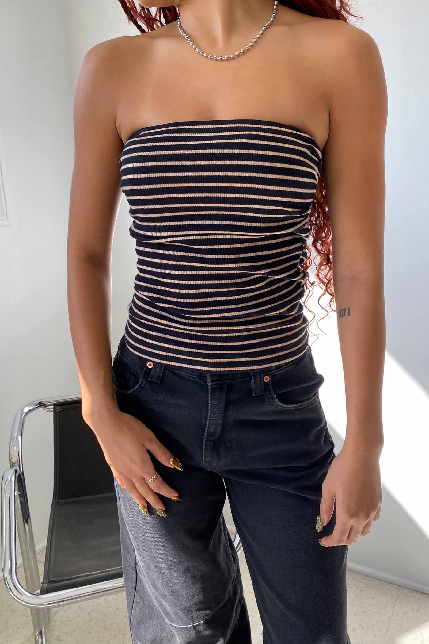 Basic Striped Tube Top