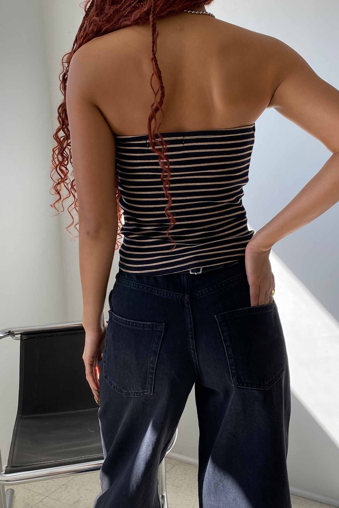 Basic Striped Tube Top