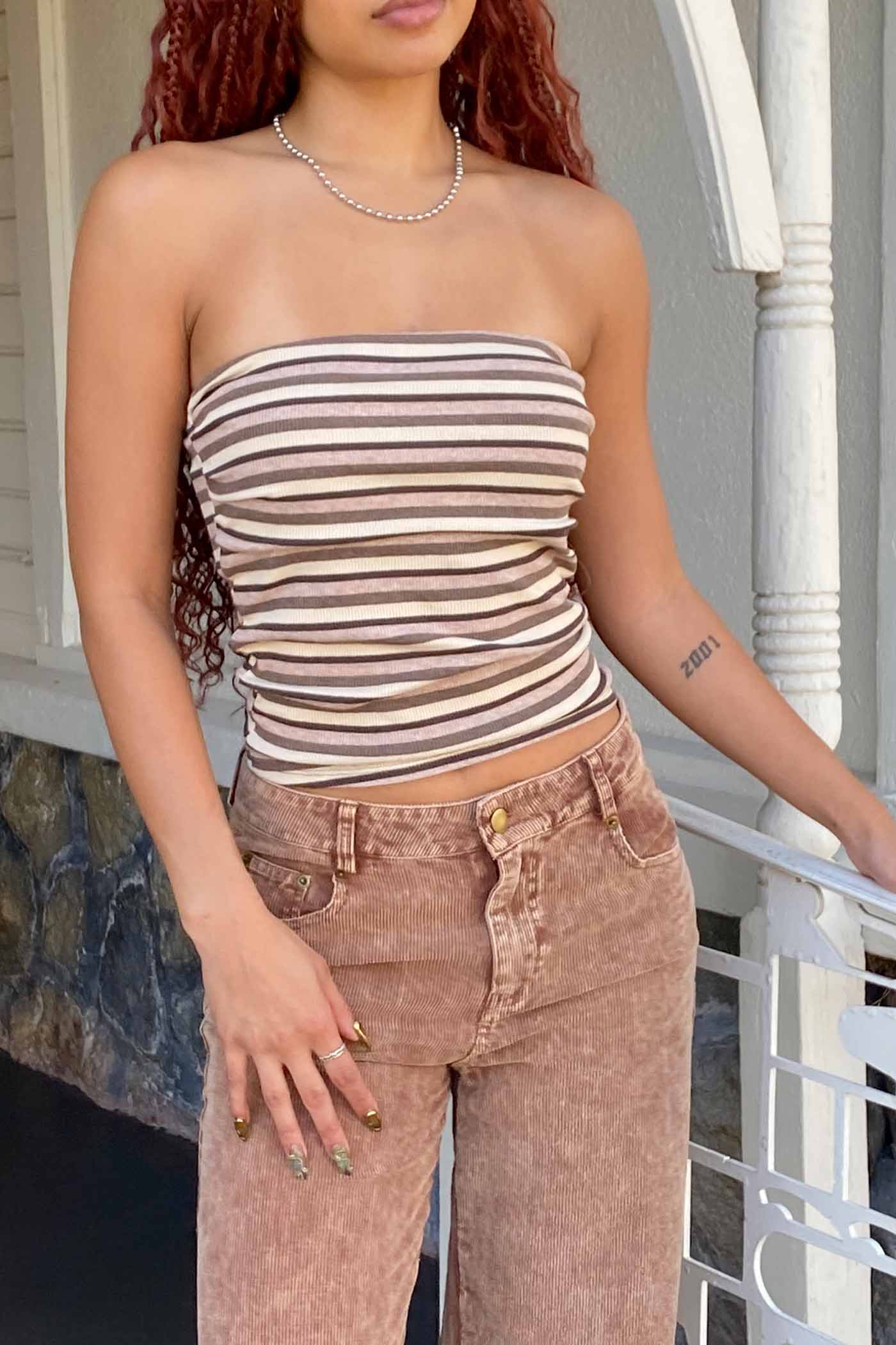 Basic Striped Tube Top