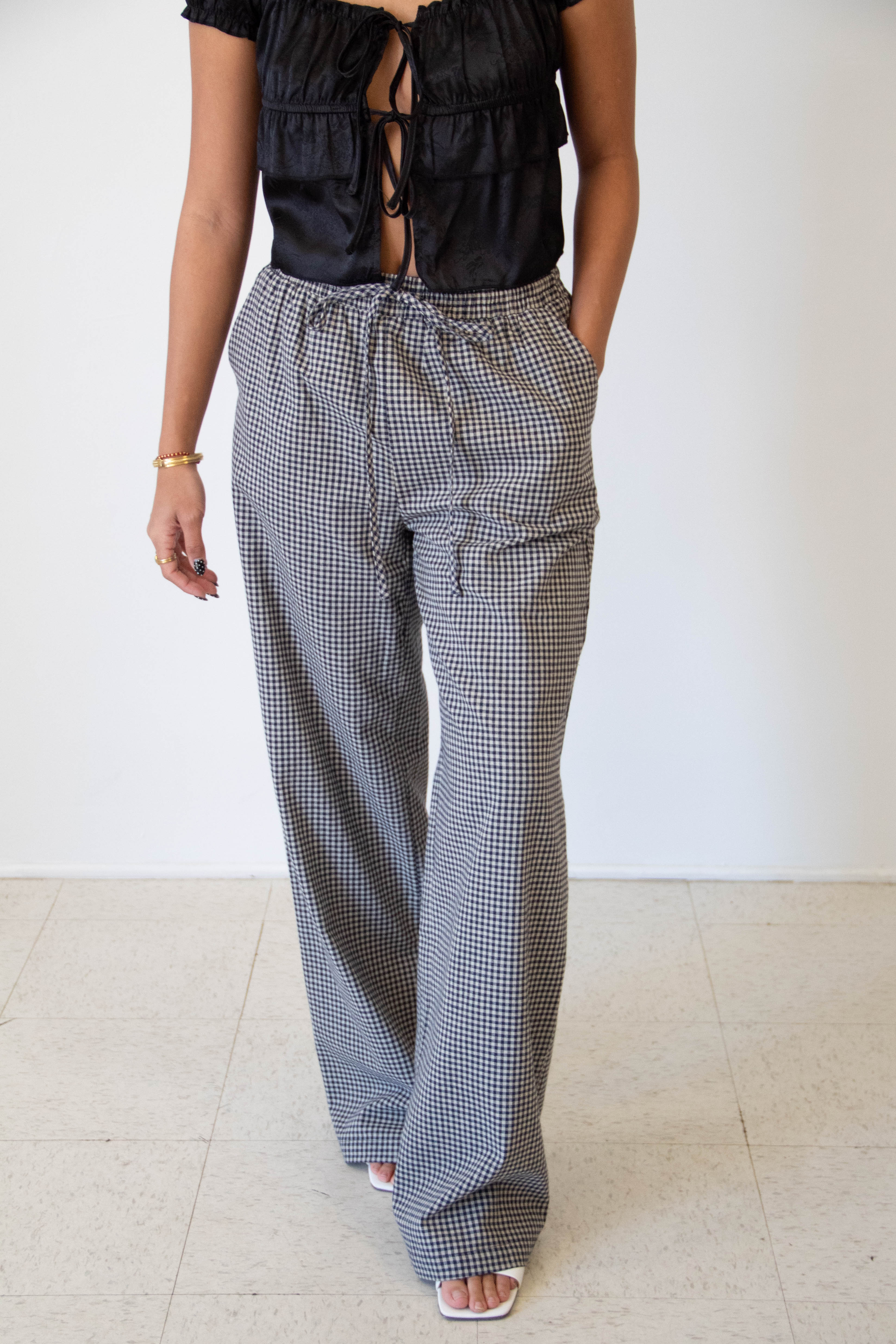 Gingham Pants