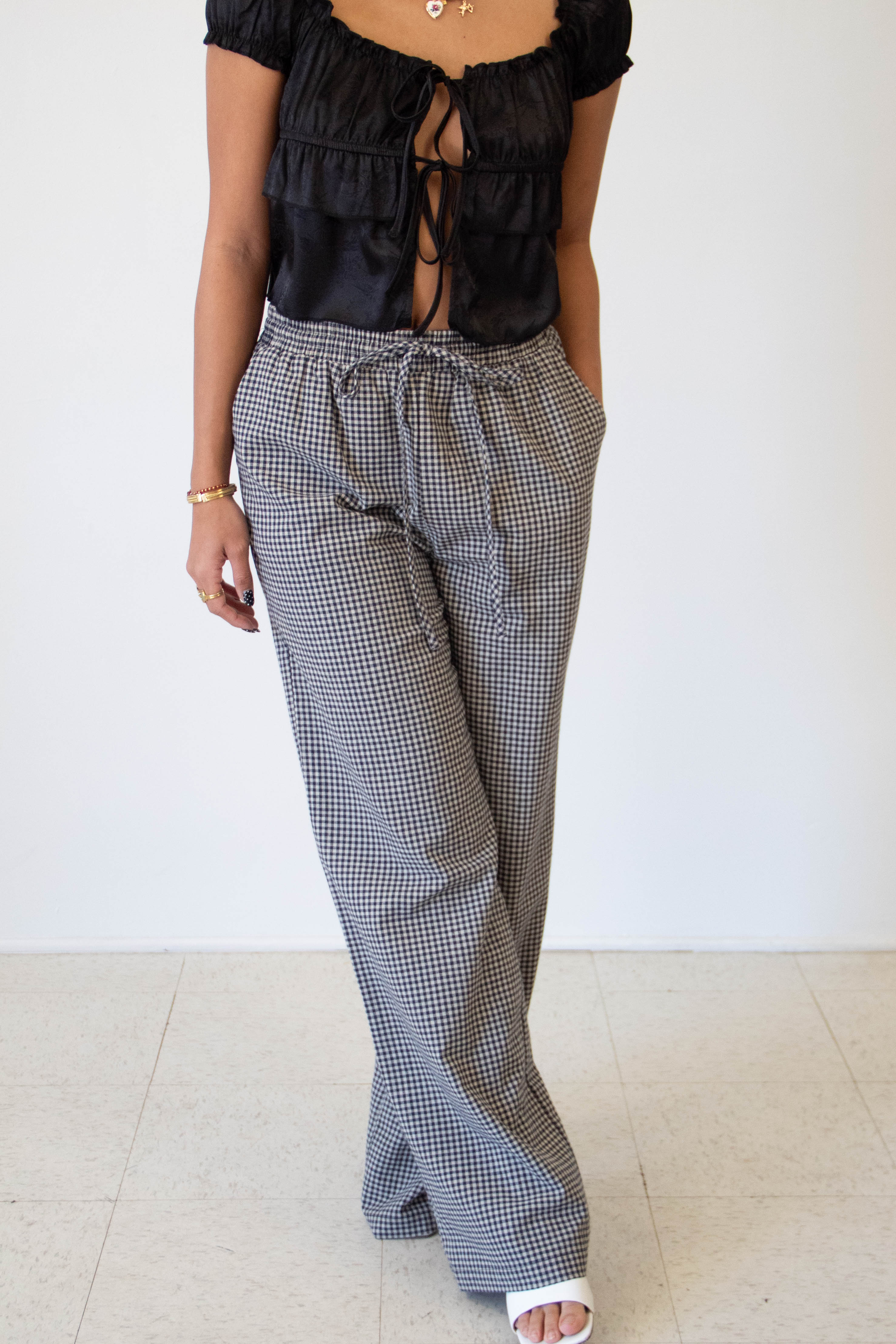 Gingham Pants