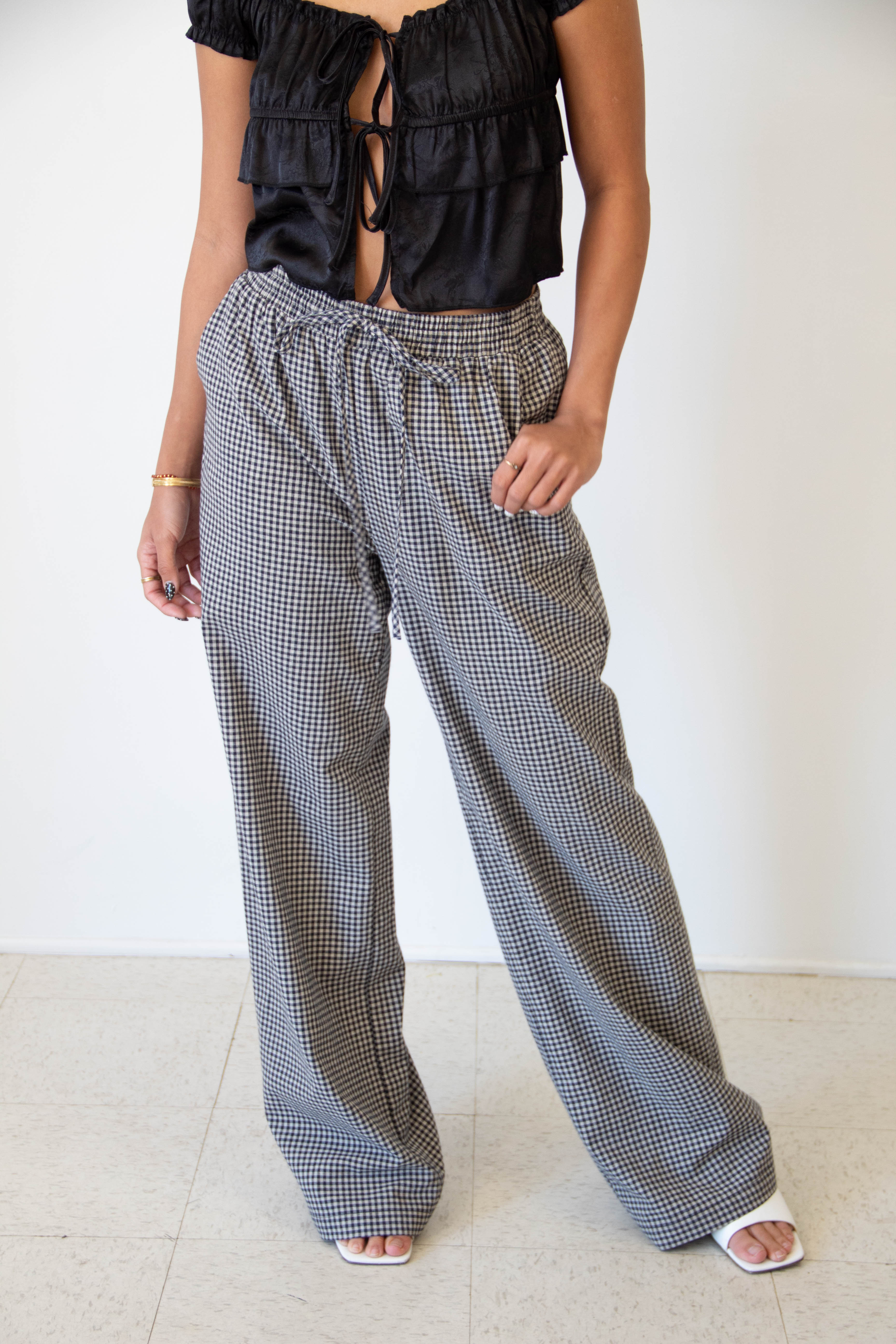 Gingham Pants