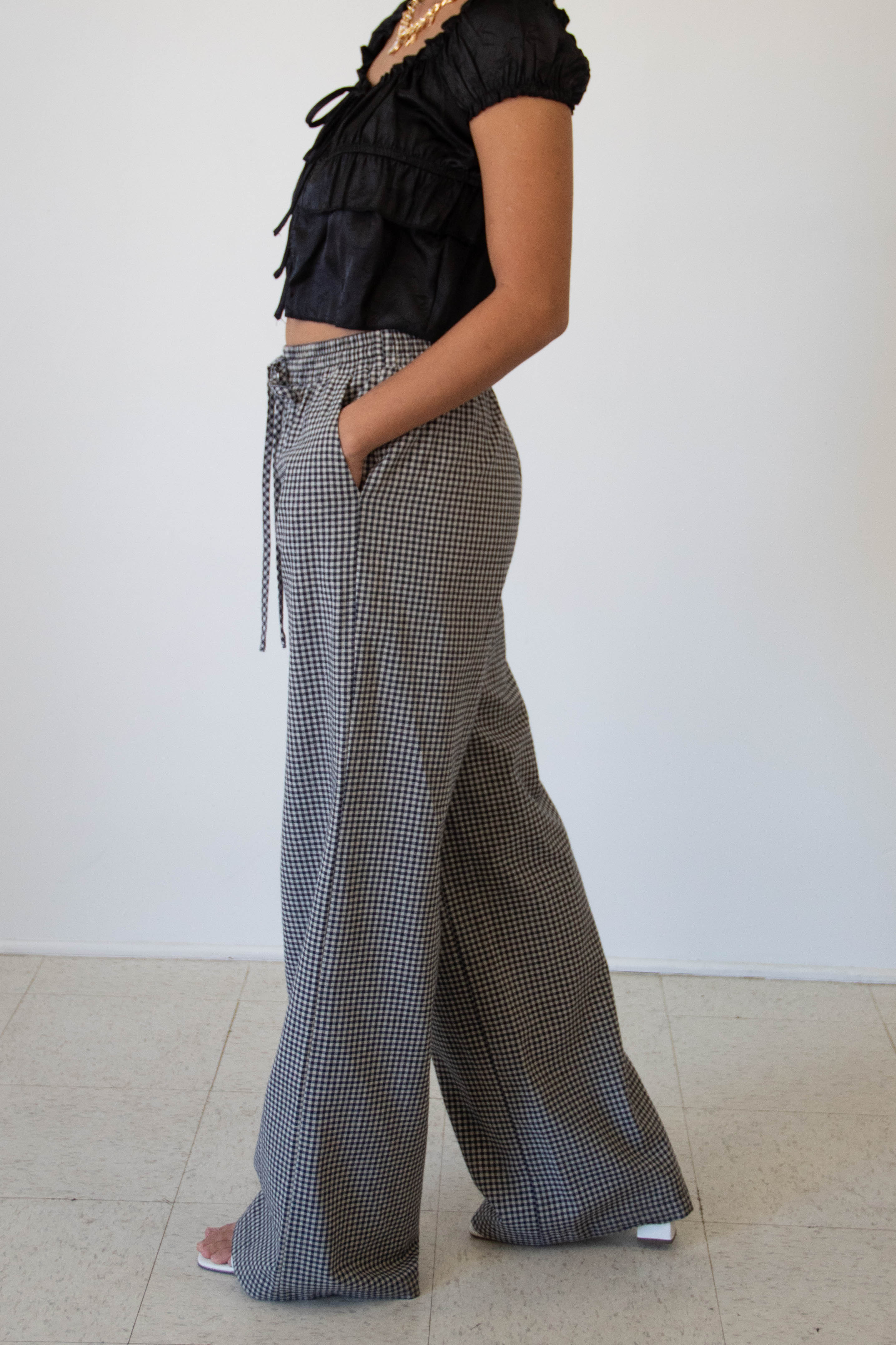 Gingham Pants