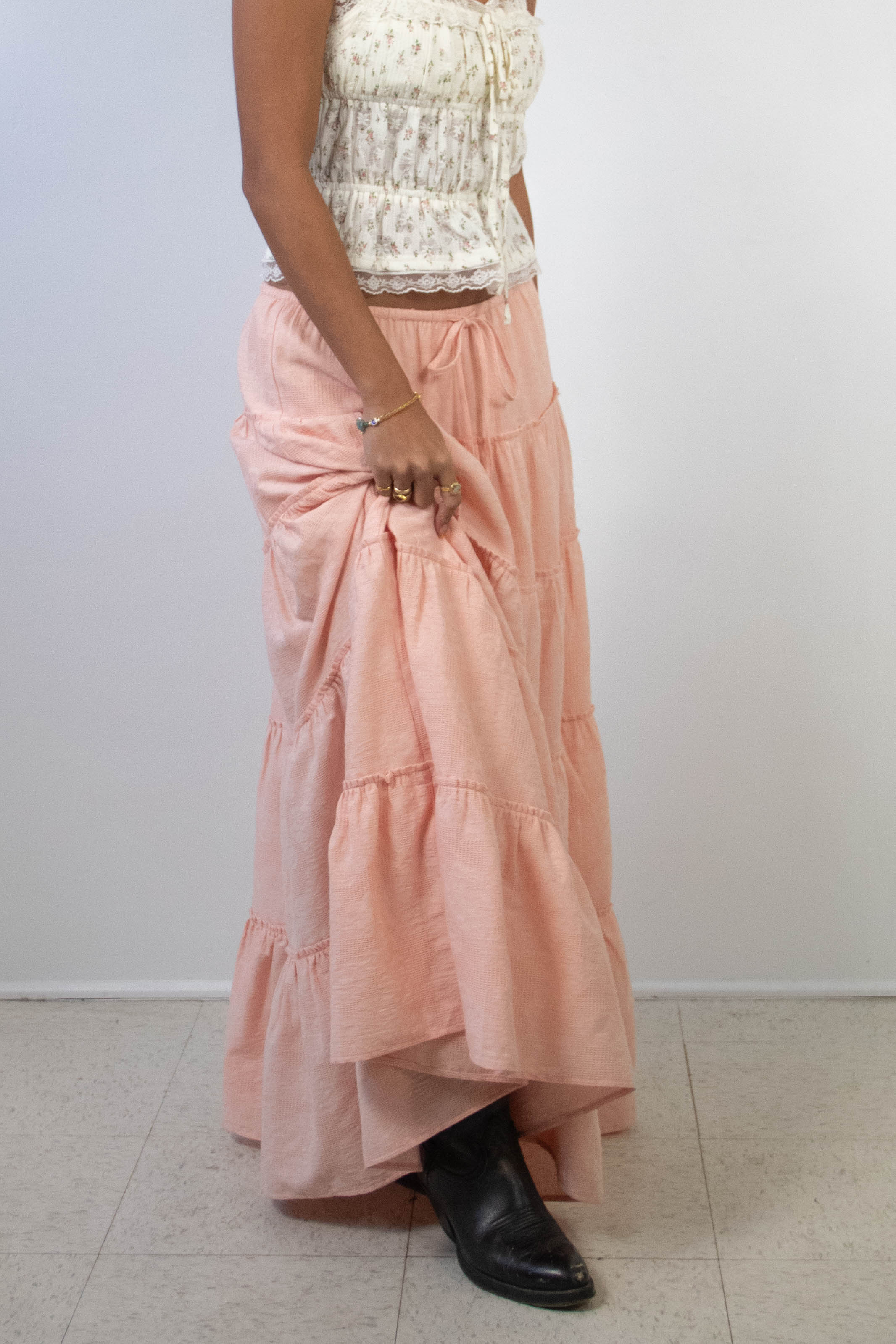 Tiered Maxi Skirt