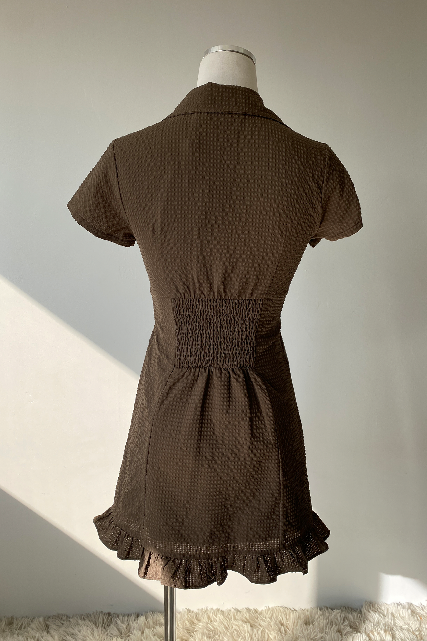 Button Up Front Empire Dress