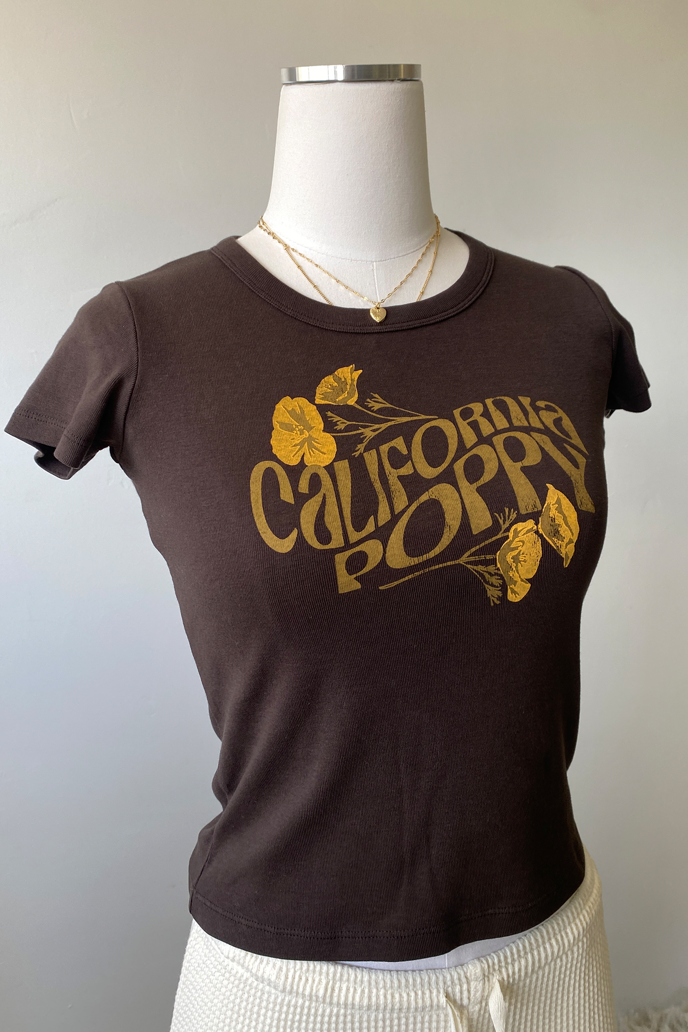 California Poppy OG Graphic Babydoll Tee