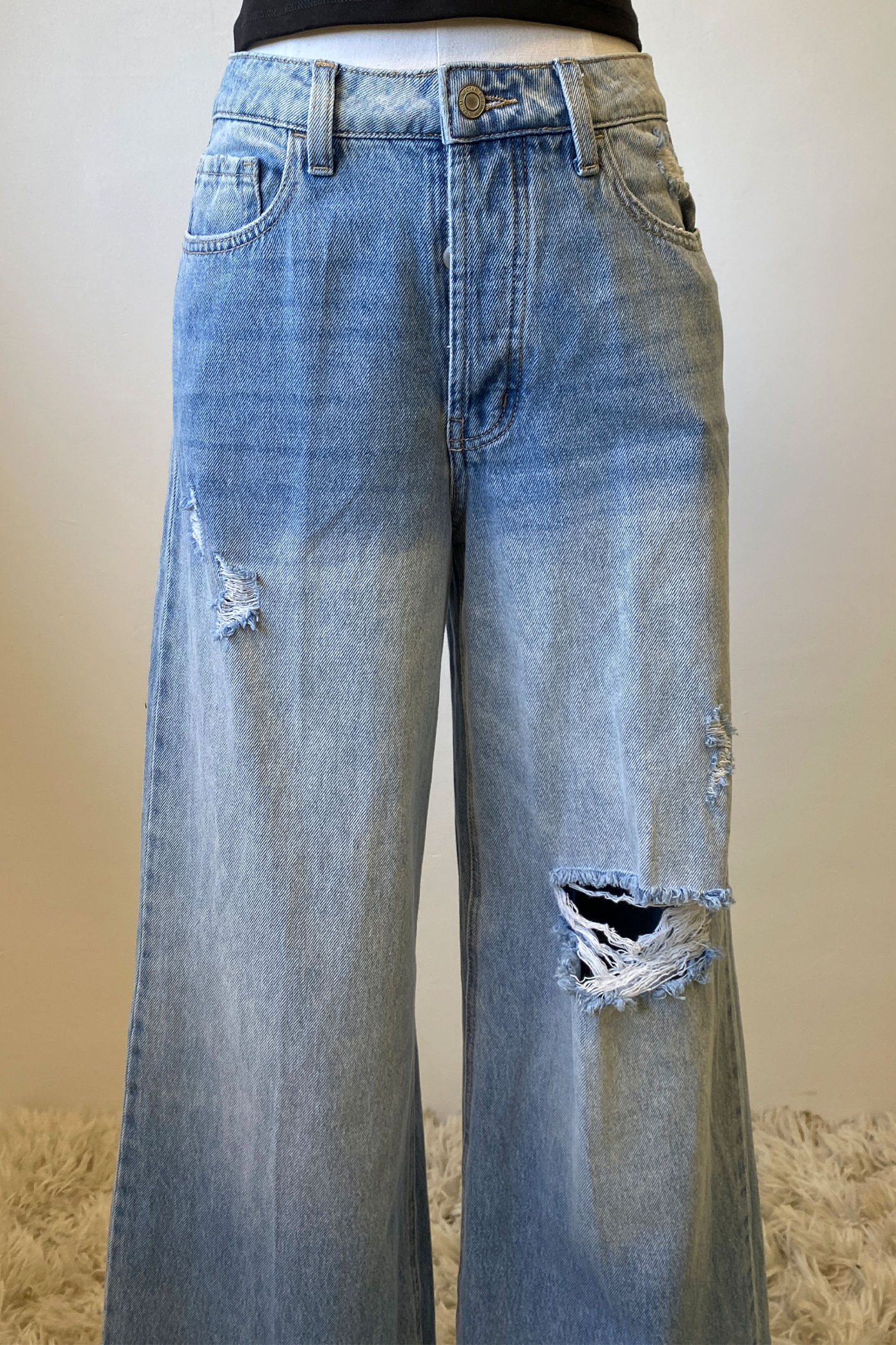 Nectar Premium Denim: The Olivine Wide Leg Jeans
