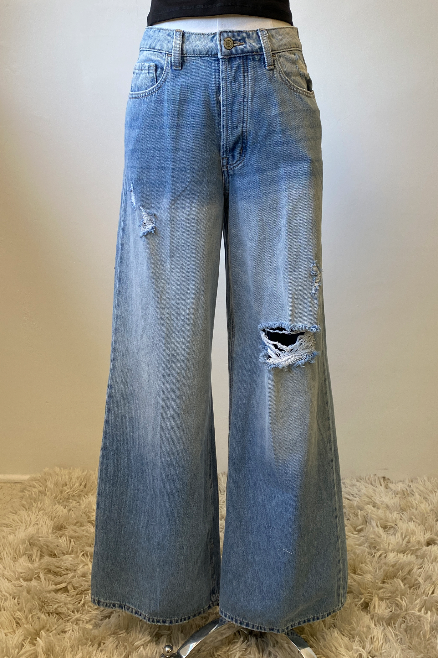 Nectar Premium Denim: The Olivine Wide Leg Jeans