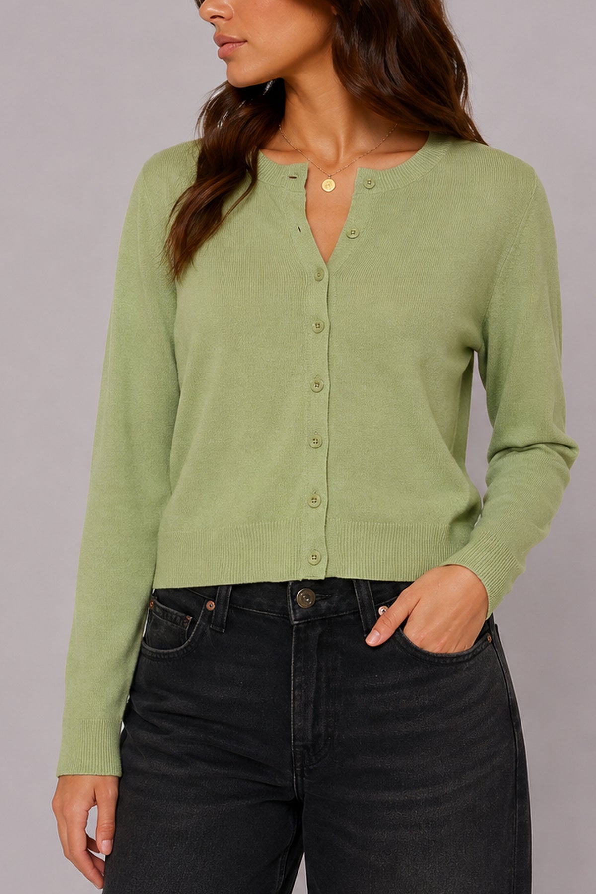 Basic Cardigan Sweater