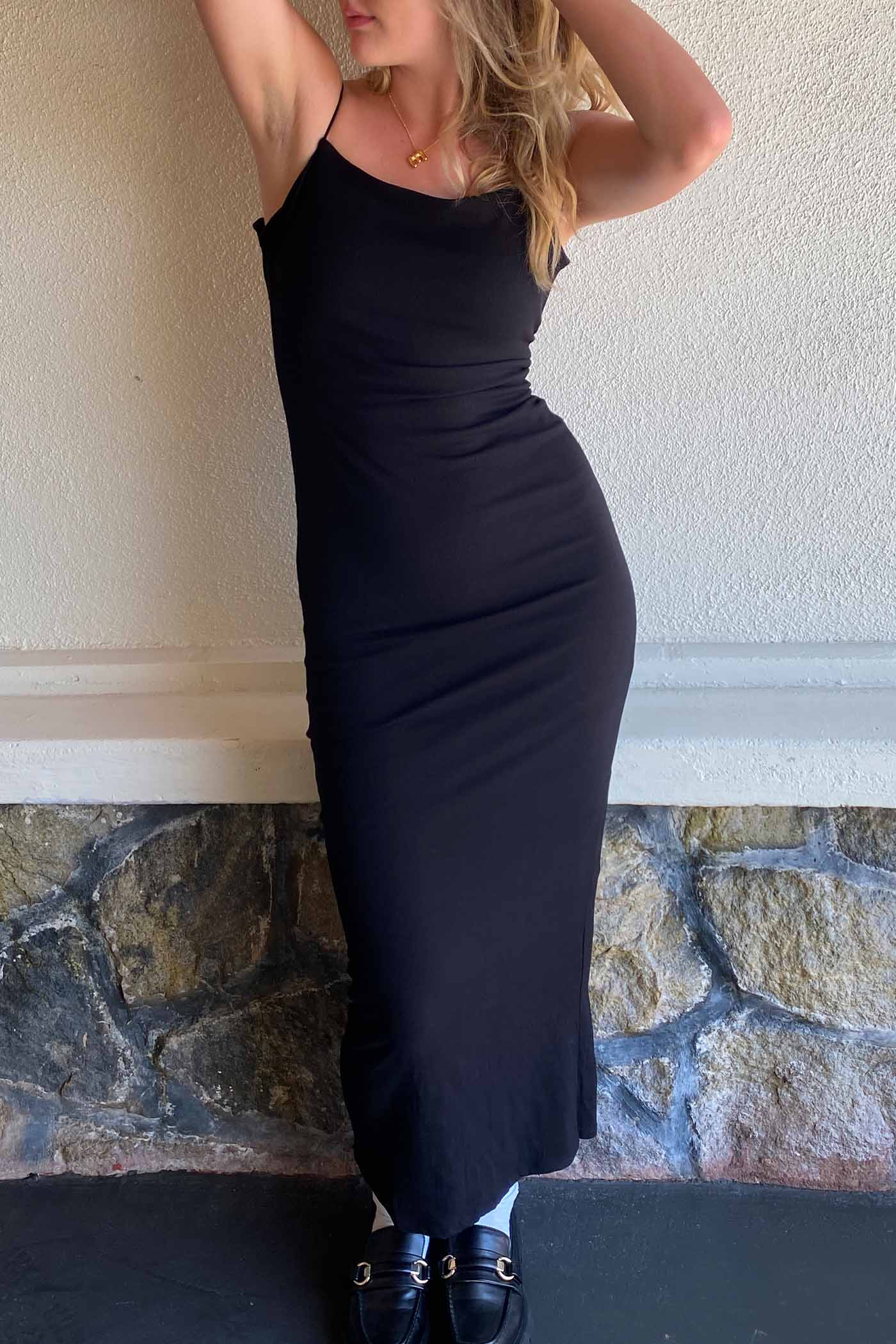 Backless Maxi Cami Dress