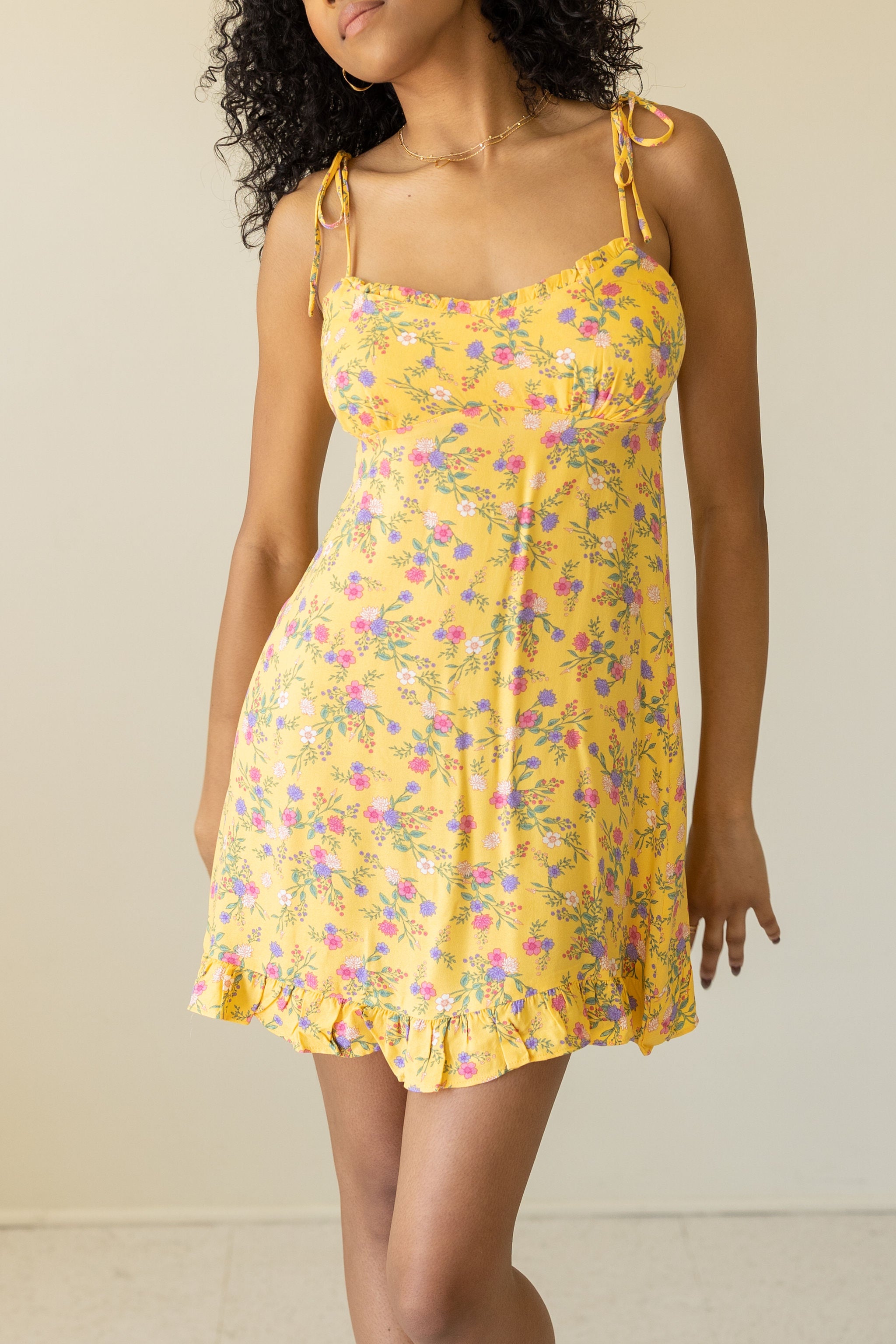 Getting Closer Floral Cami Dress by For Good