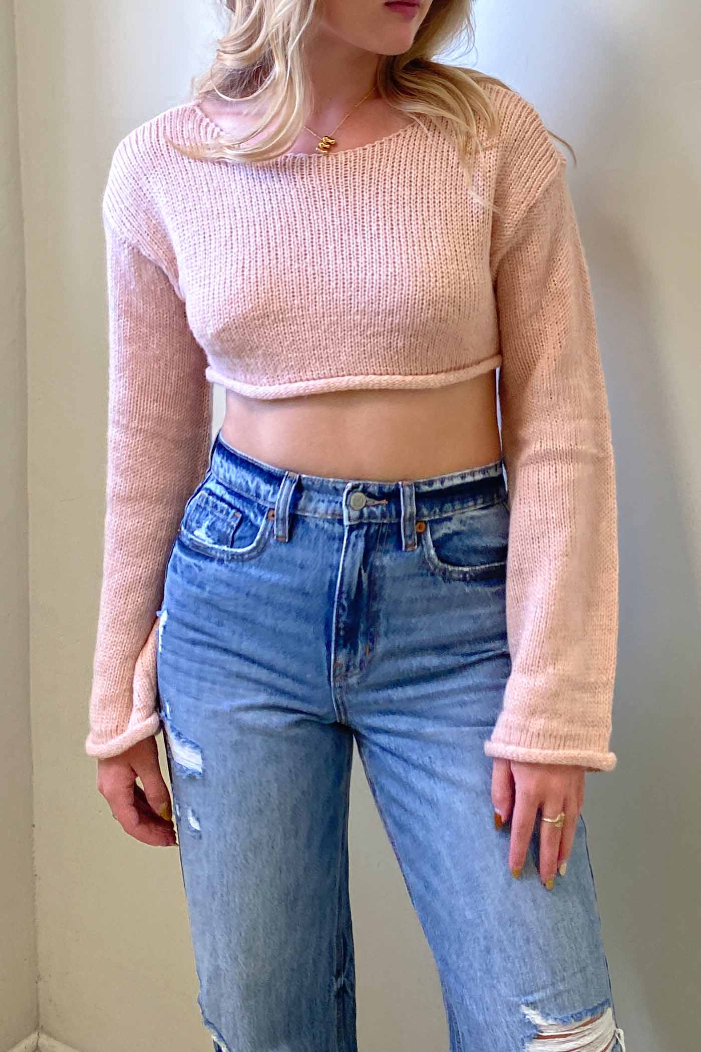 Knit Crop Sweater