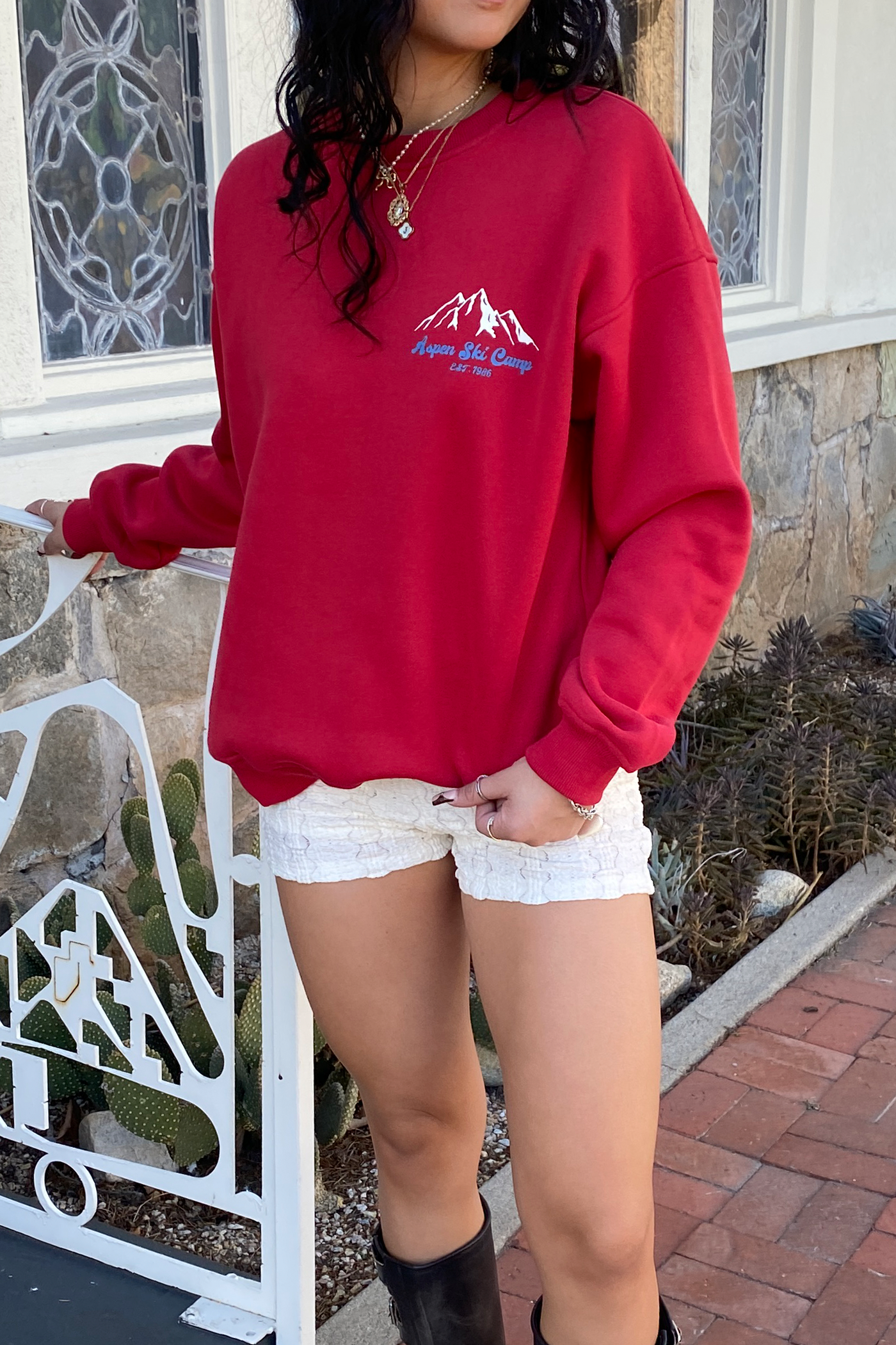 Aspen Ski Camp Graphic Sweatshirt