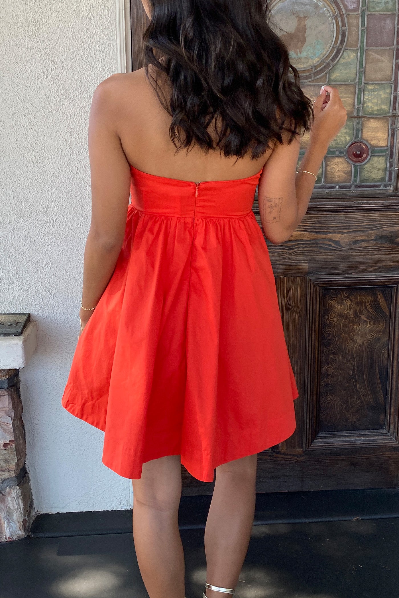 Twist Front Mini Tube Dress