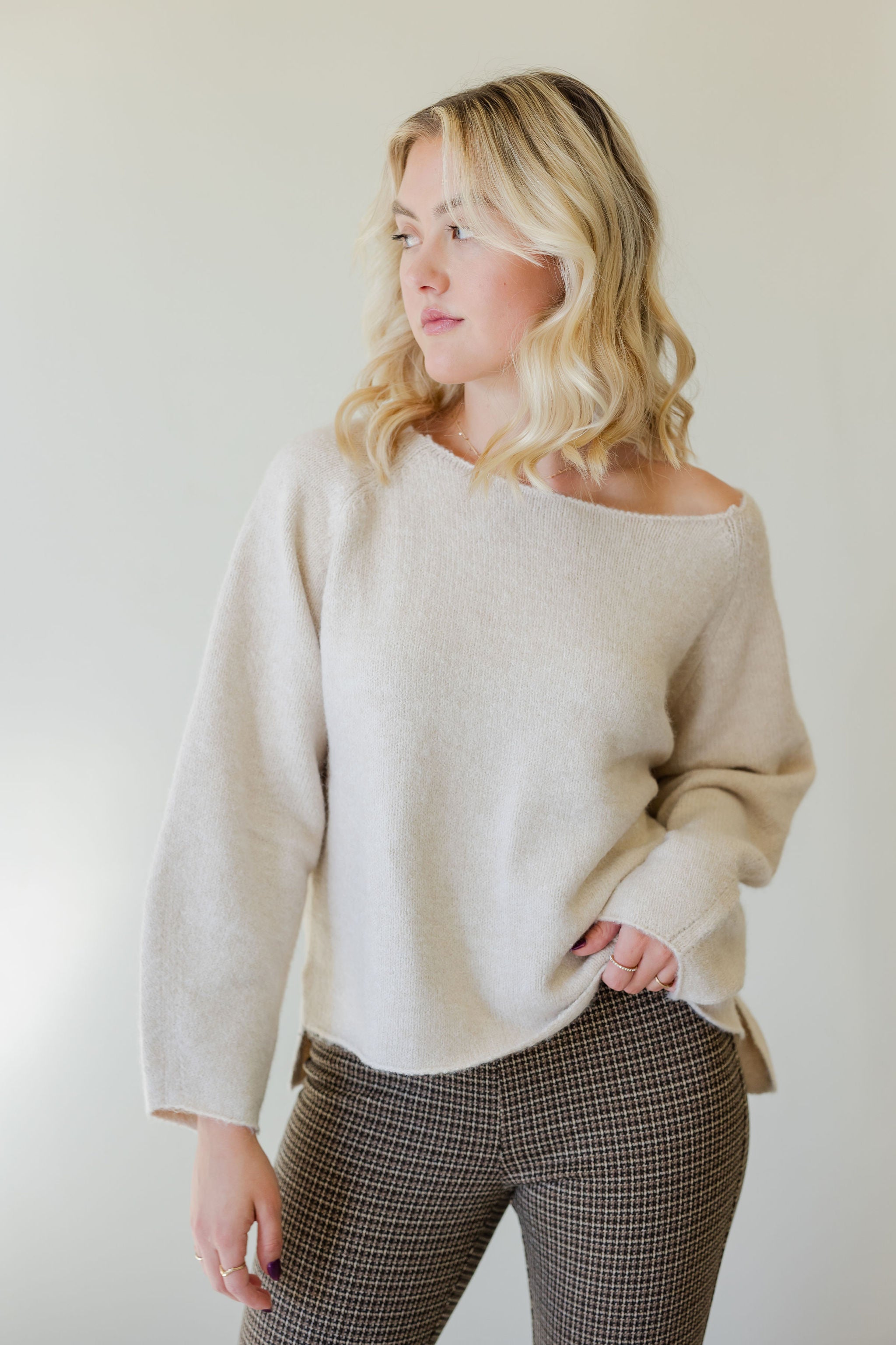 Circle Back Knit Sweater by For Good