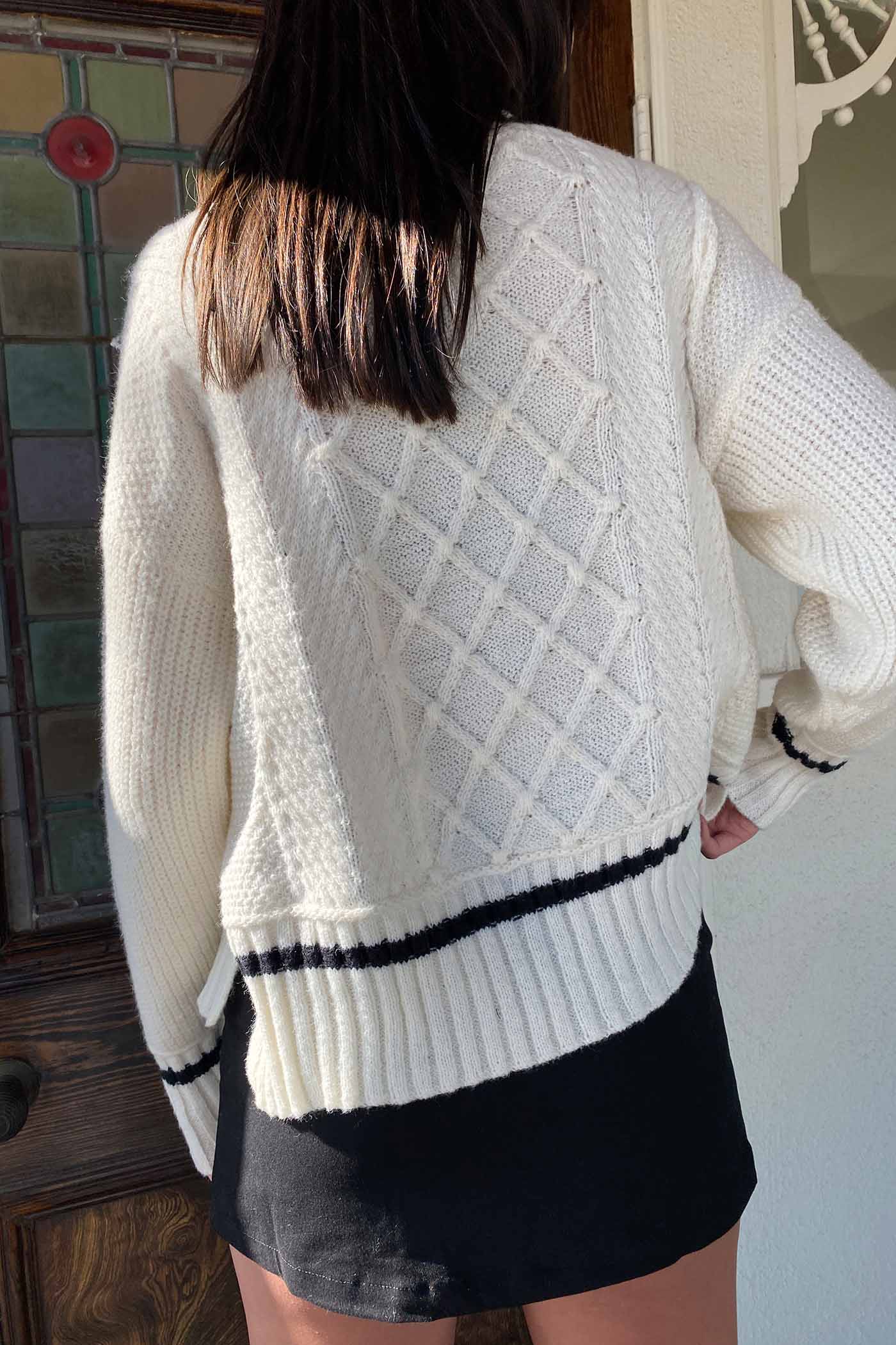 Oversized Cable Knit Sweater