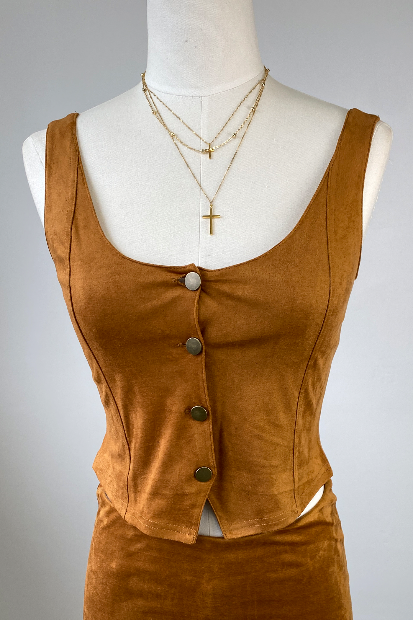 Suede Vest