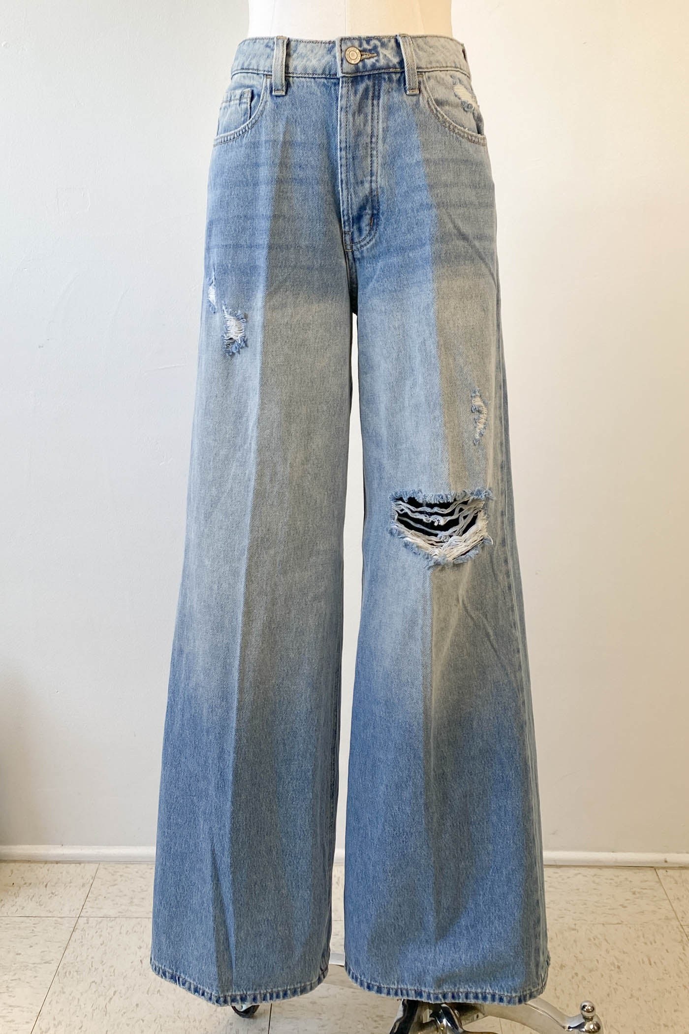 Nectar Premium Denim: The Olivine Wide Leg Jeans