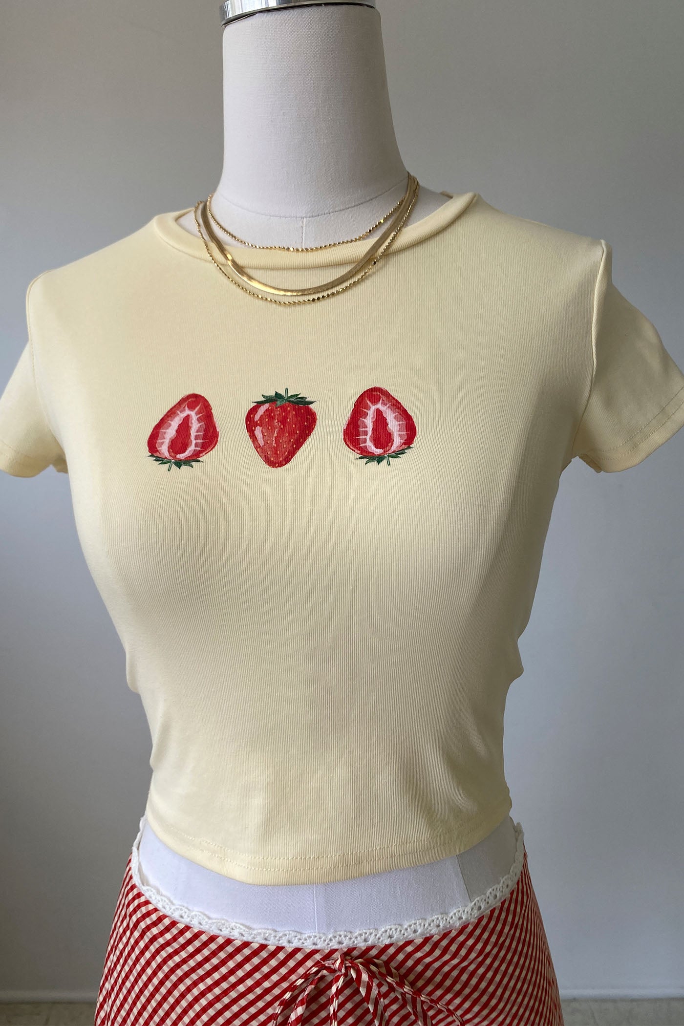 Strawberry Graphic Baby Tee