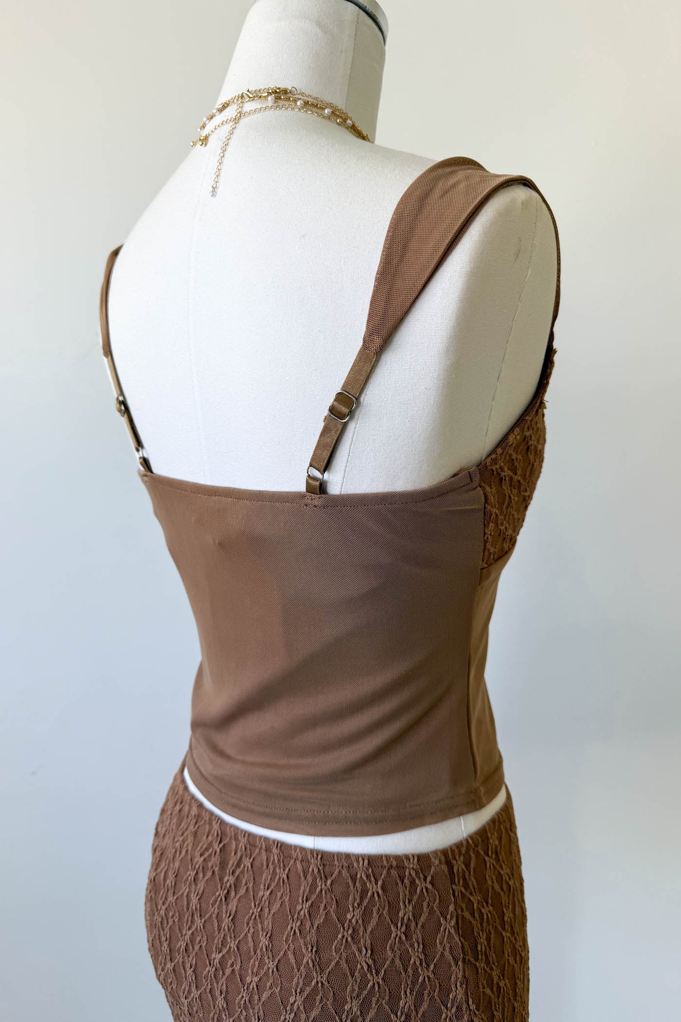 Lace Trim Cami Top