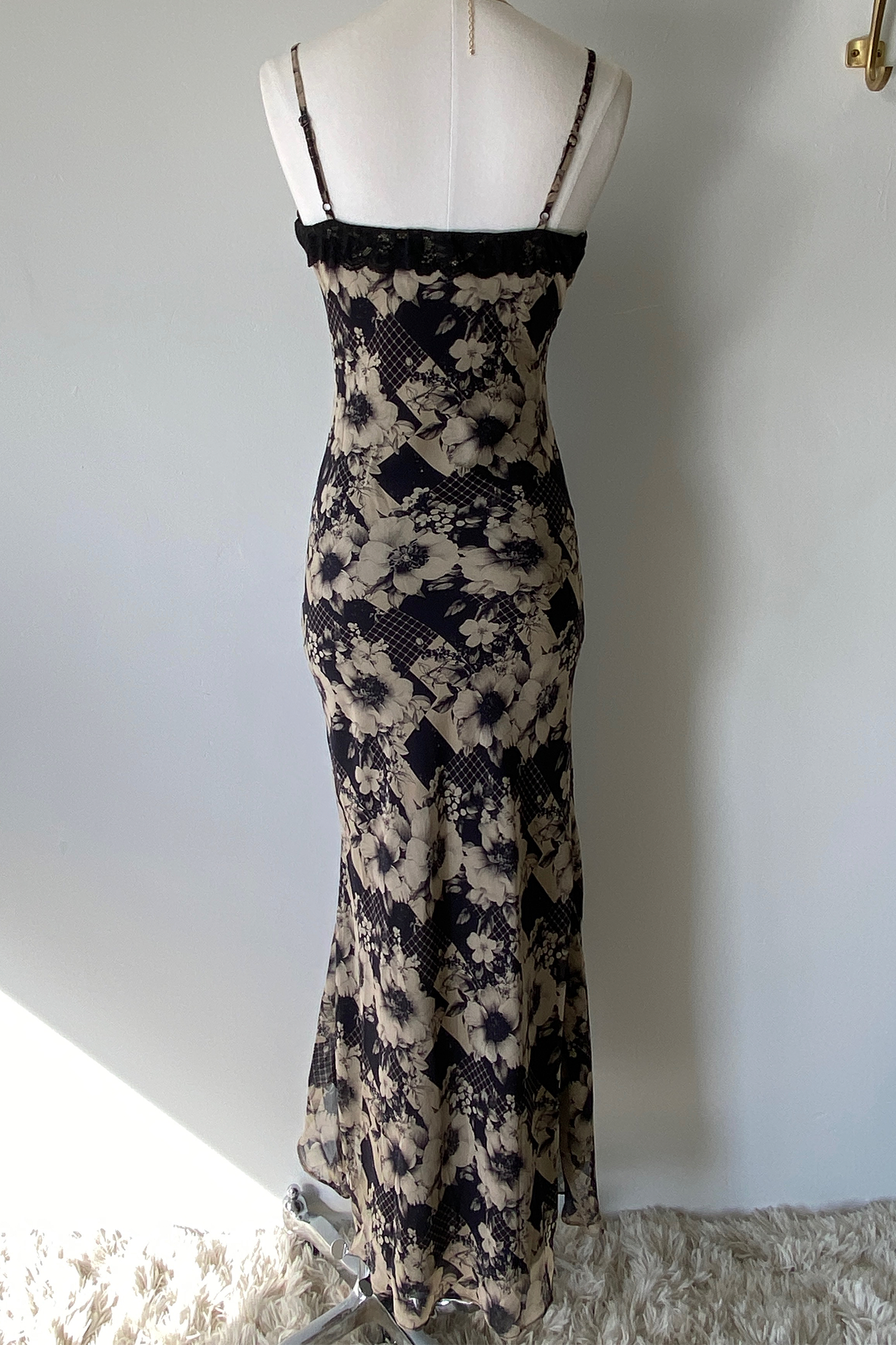 Mixed Floral Midi Dress