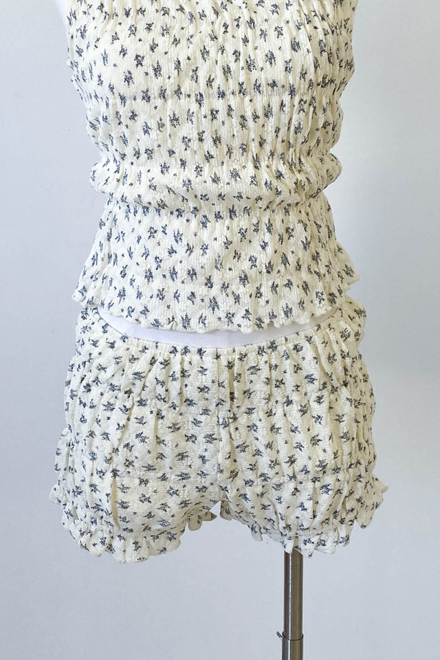 Floral Ruffled Bloomer Shorts