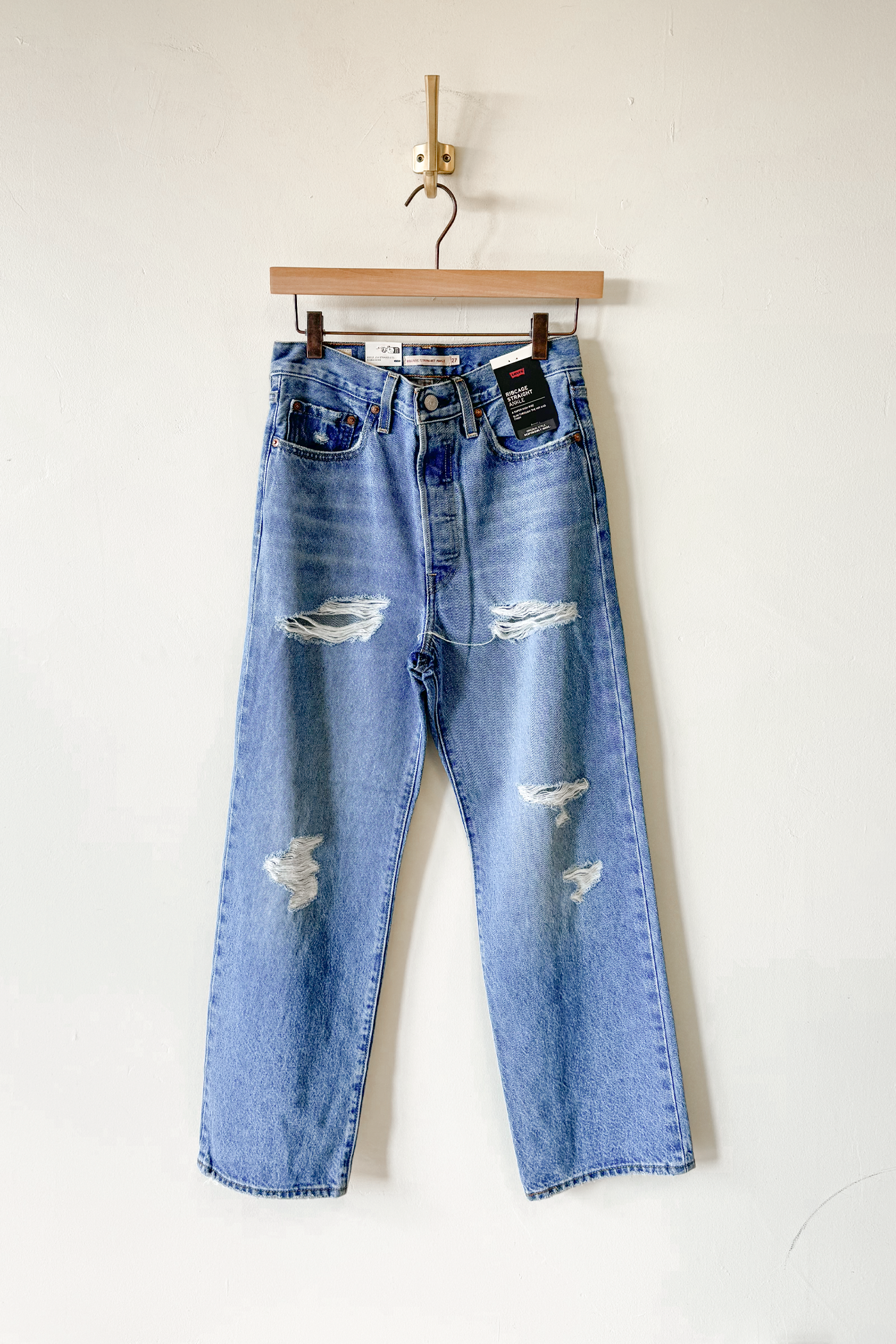 Live For The Music Ribcage Straight Jeans by Levi's