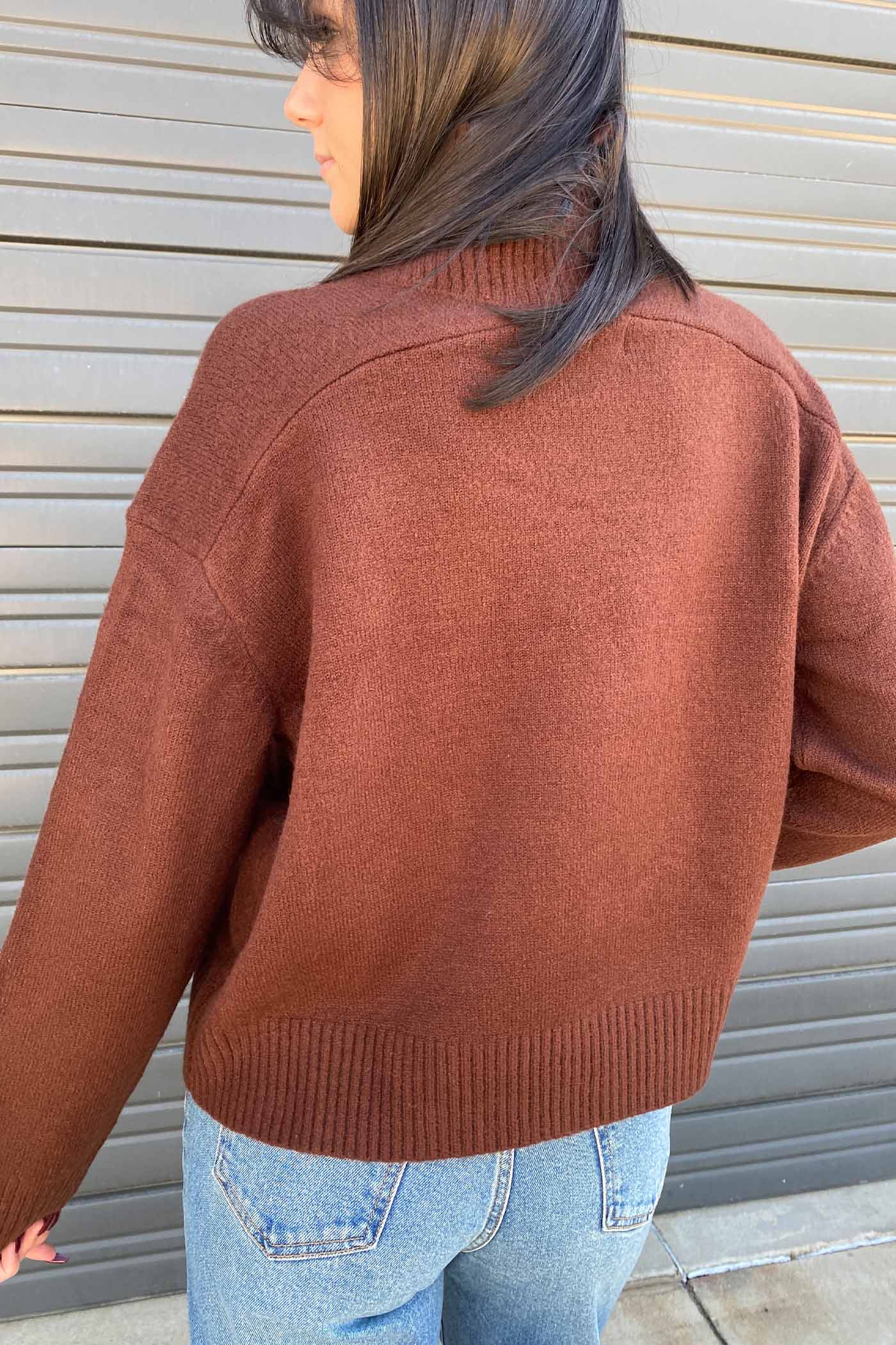 Mock Neck Sweater by For Good