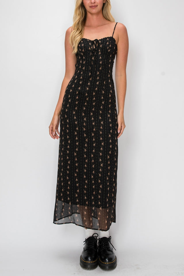 Floral Lace Maxi Dress