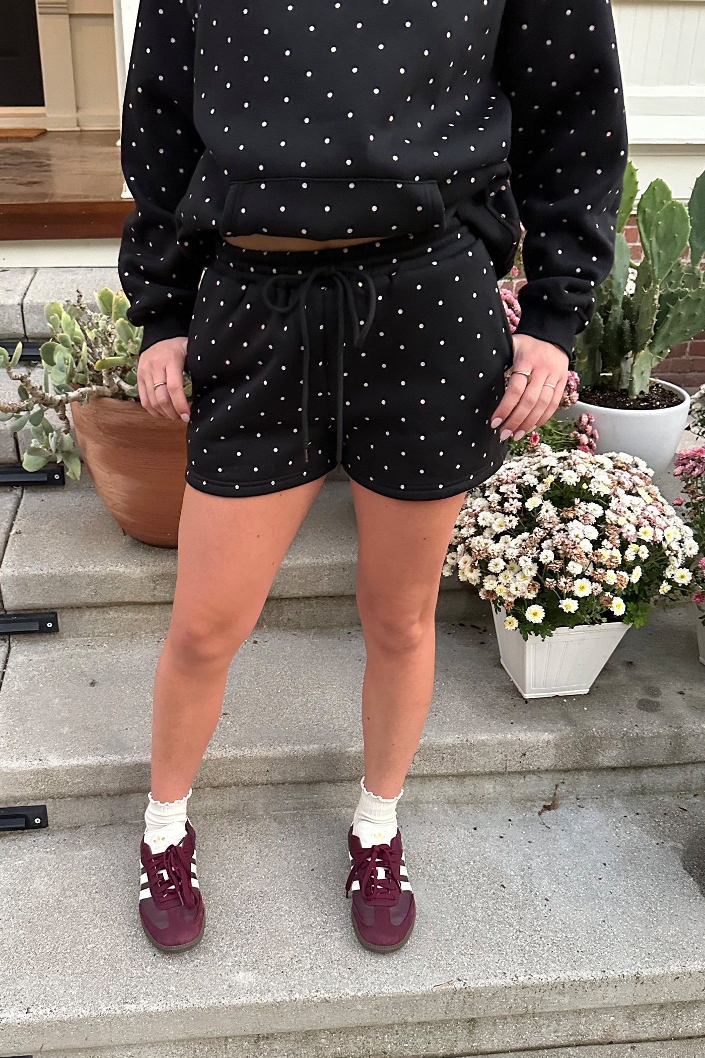 Swiss Dot Sweat Shorts