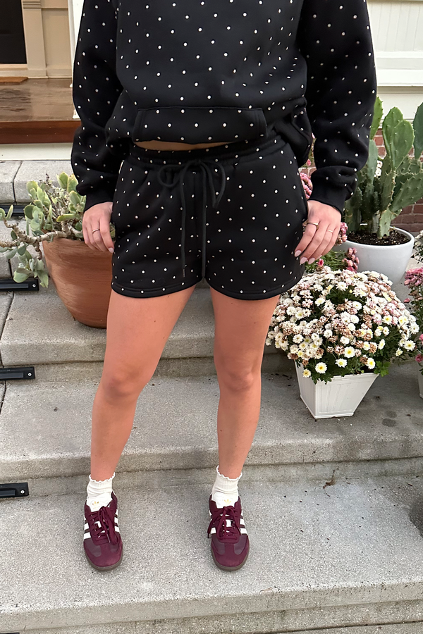 Swiss Dot Sweat Shorts