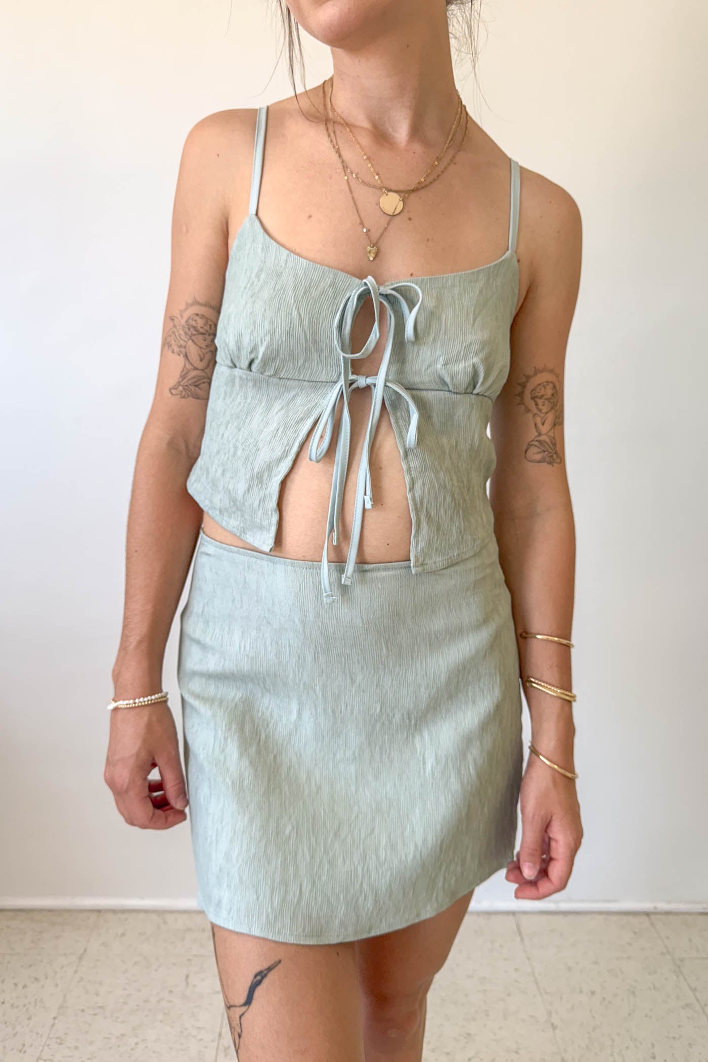 Split Front Cami Top