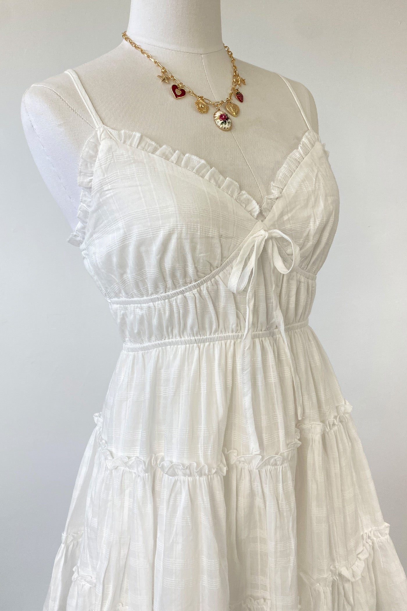 Mini Ruffled Cami Dress