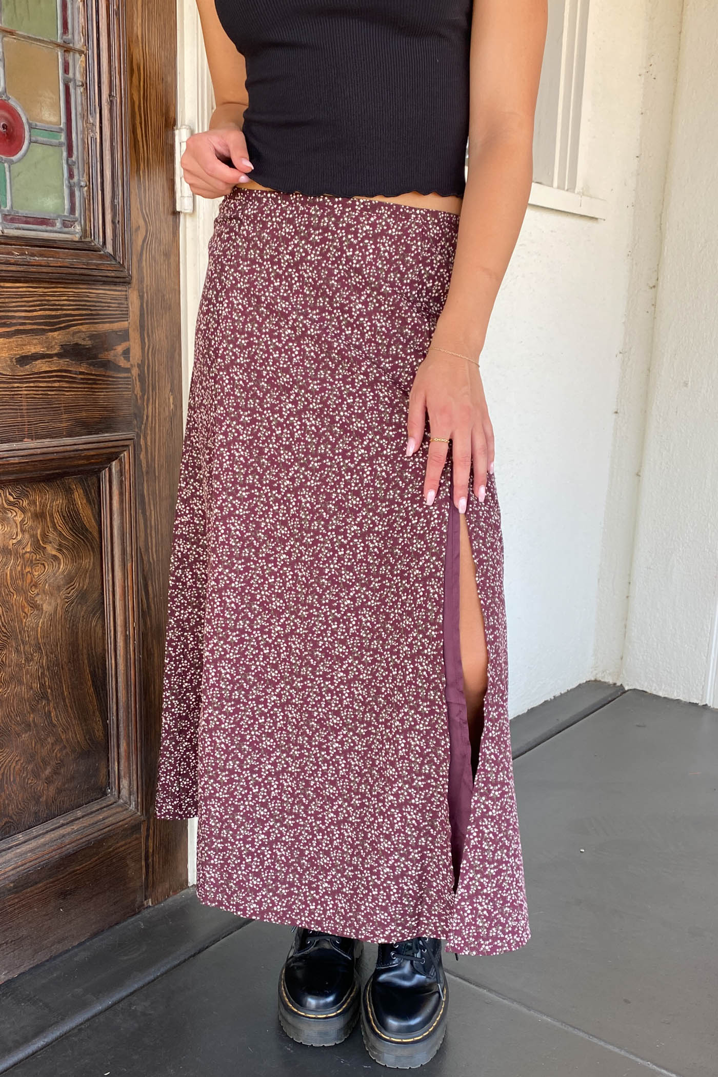 Ditsy Floral Maxi Skirt