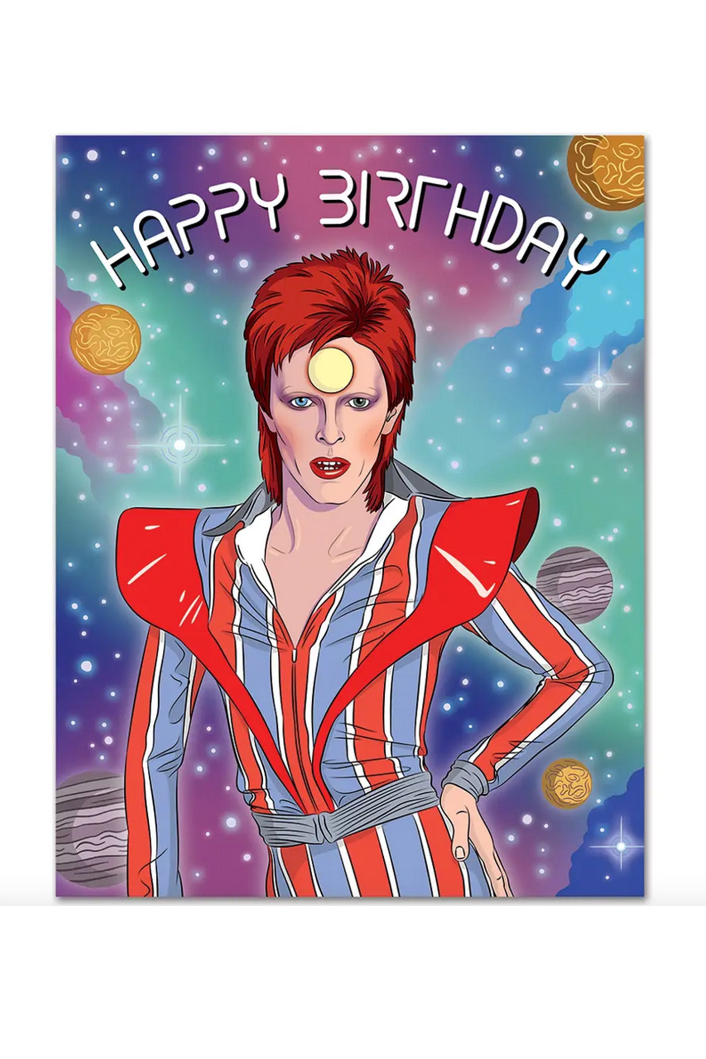Bowie You Are a Star Birthday Card by The Found