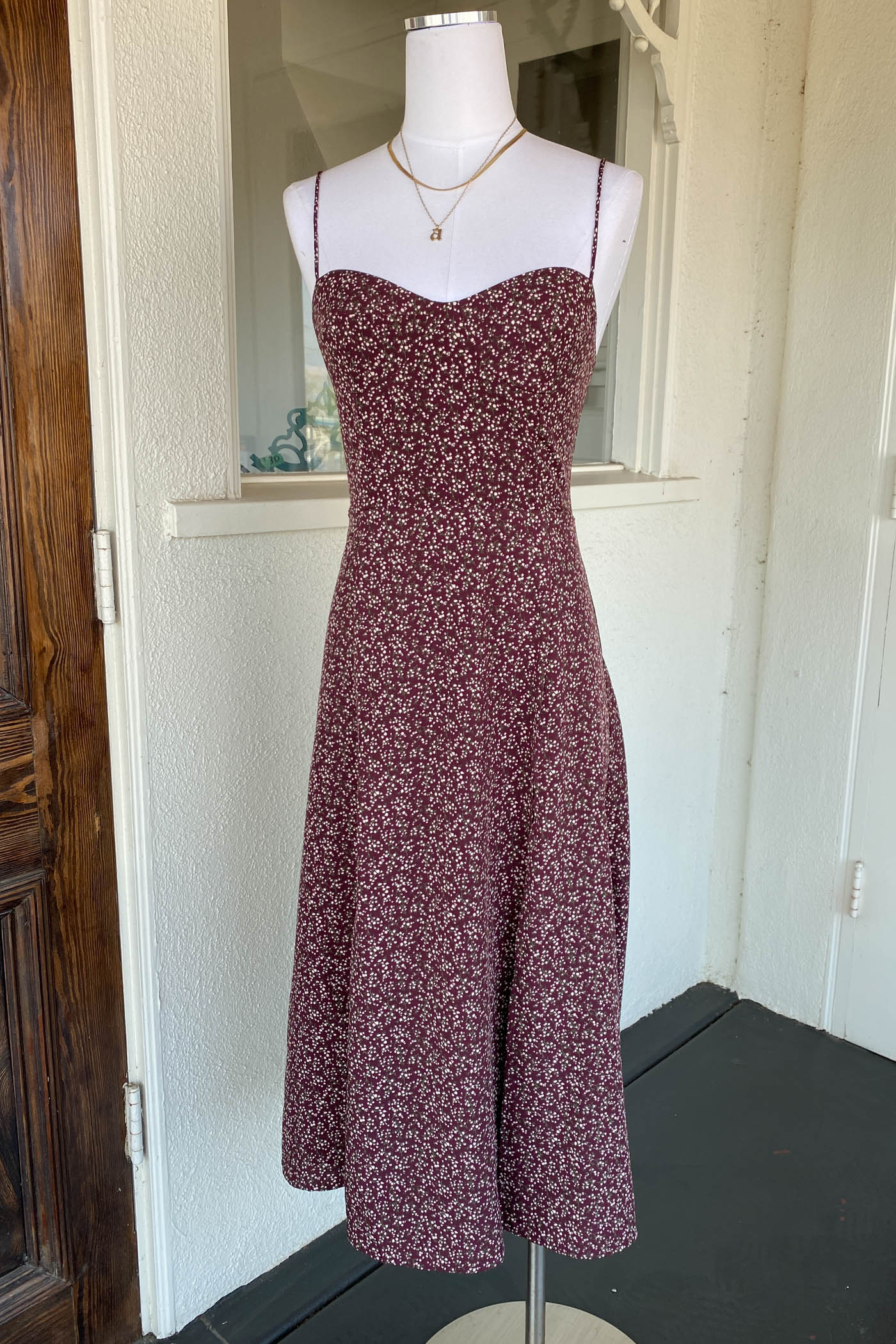Ditsy Floral Midi Dress