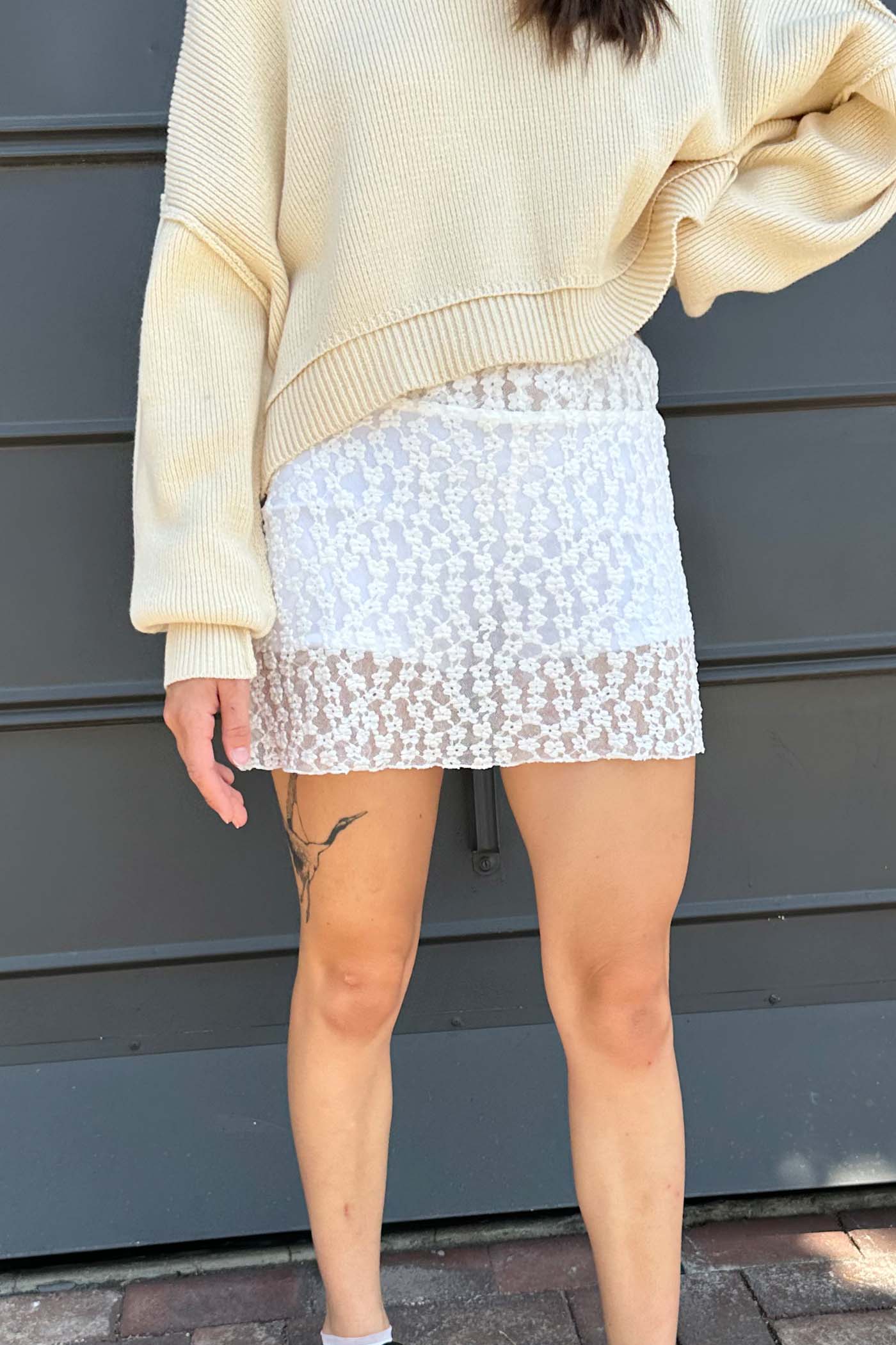 Lacey Mini Skirt