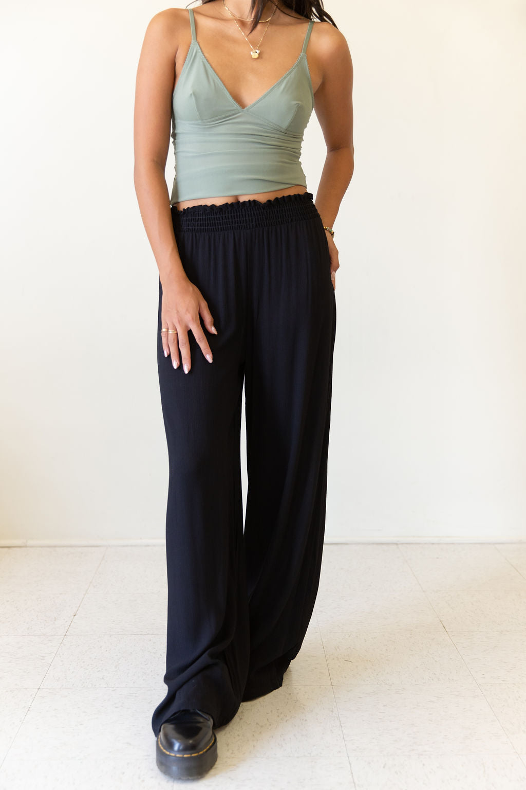 Wide Leg Boho Pants