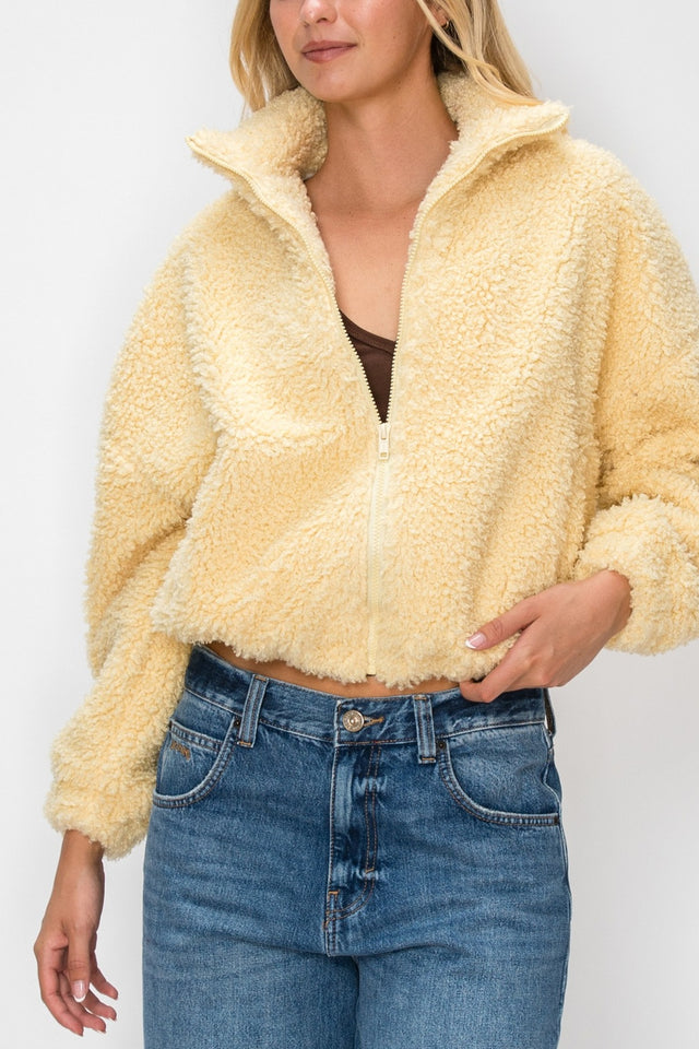 Sherpa Zip Up Jacket