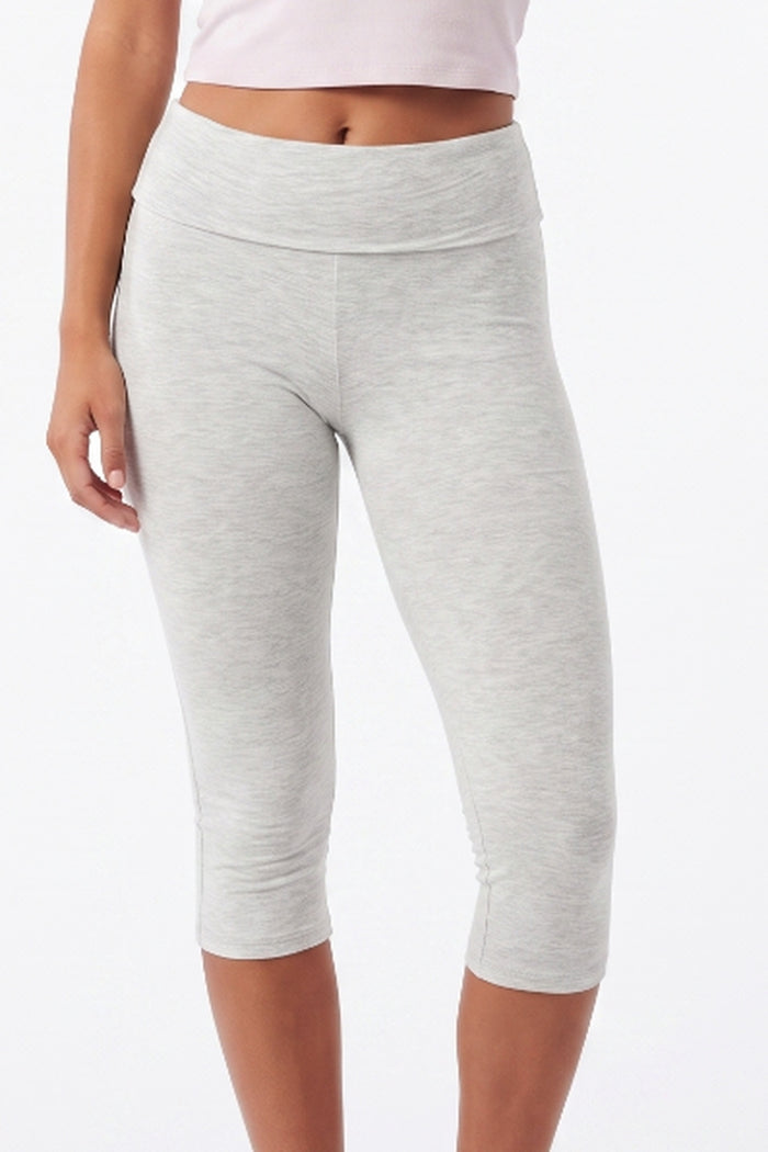 Fold Over Capri Leggings