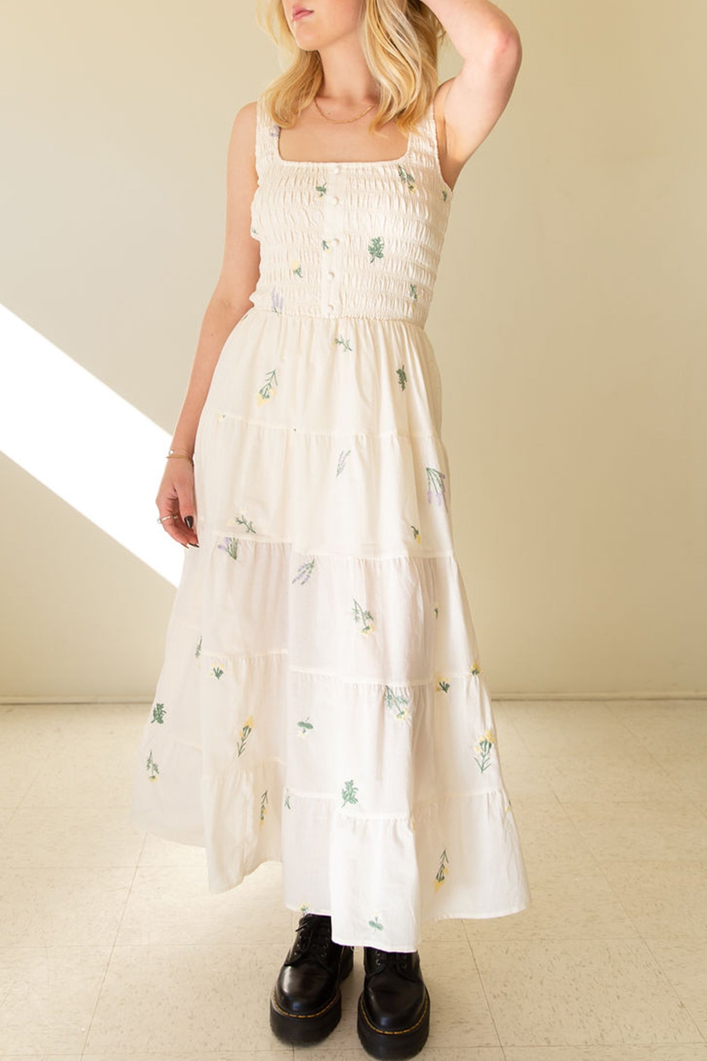 Better Life Floral Maxi Dress by For Good