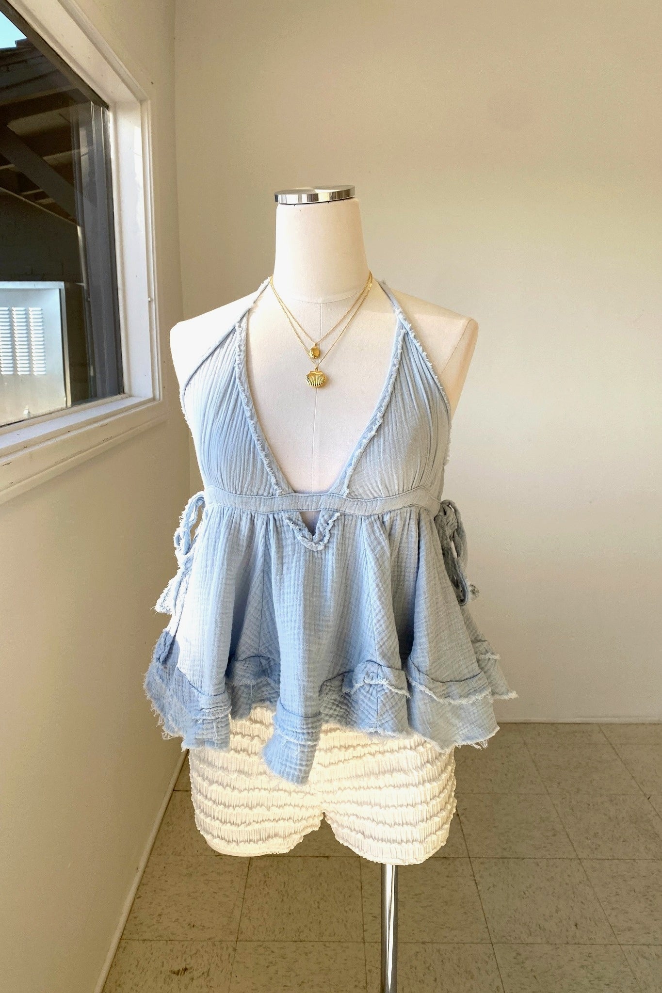 Halter Babydoll Top