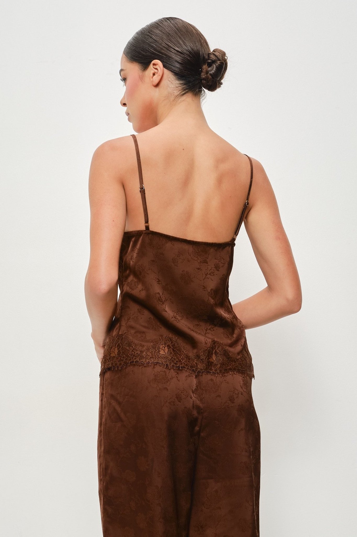 Jacquard Lace Cami Top · Nectar Clothing