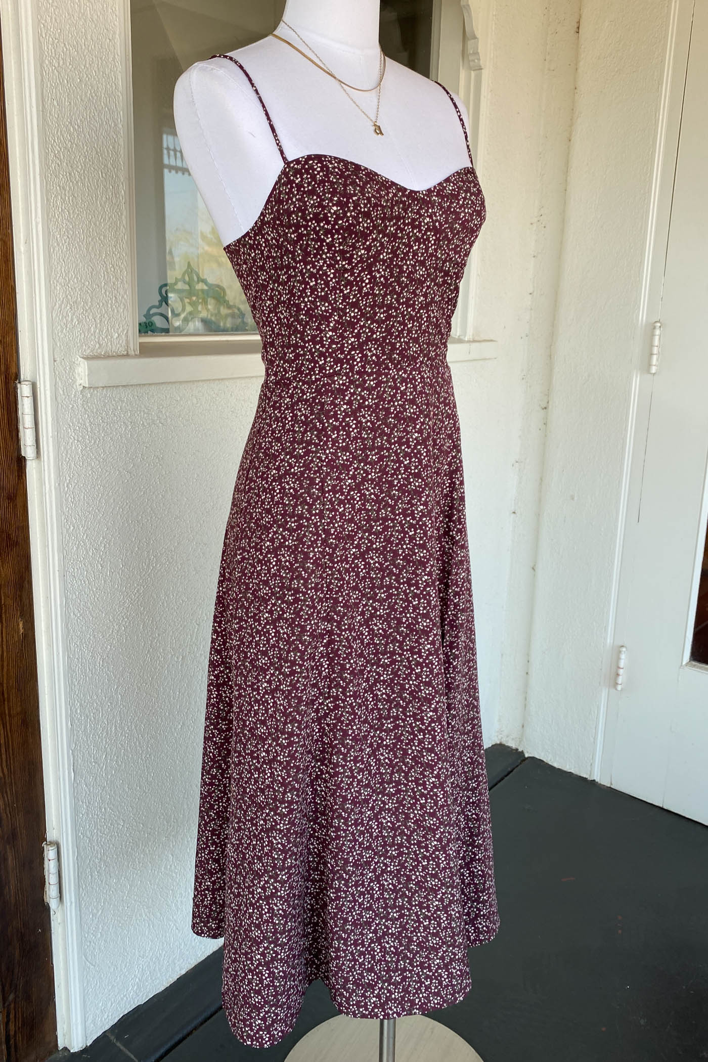 Ditsy Floral Midi Dress