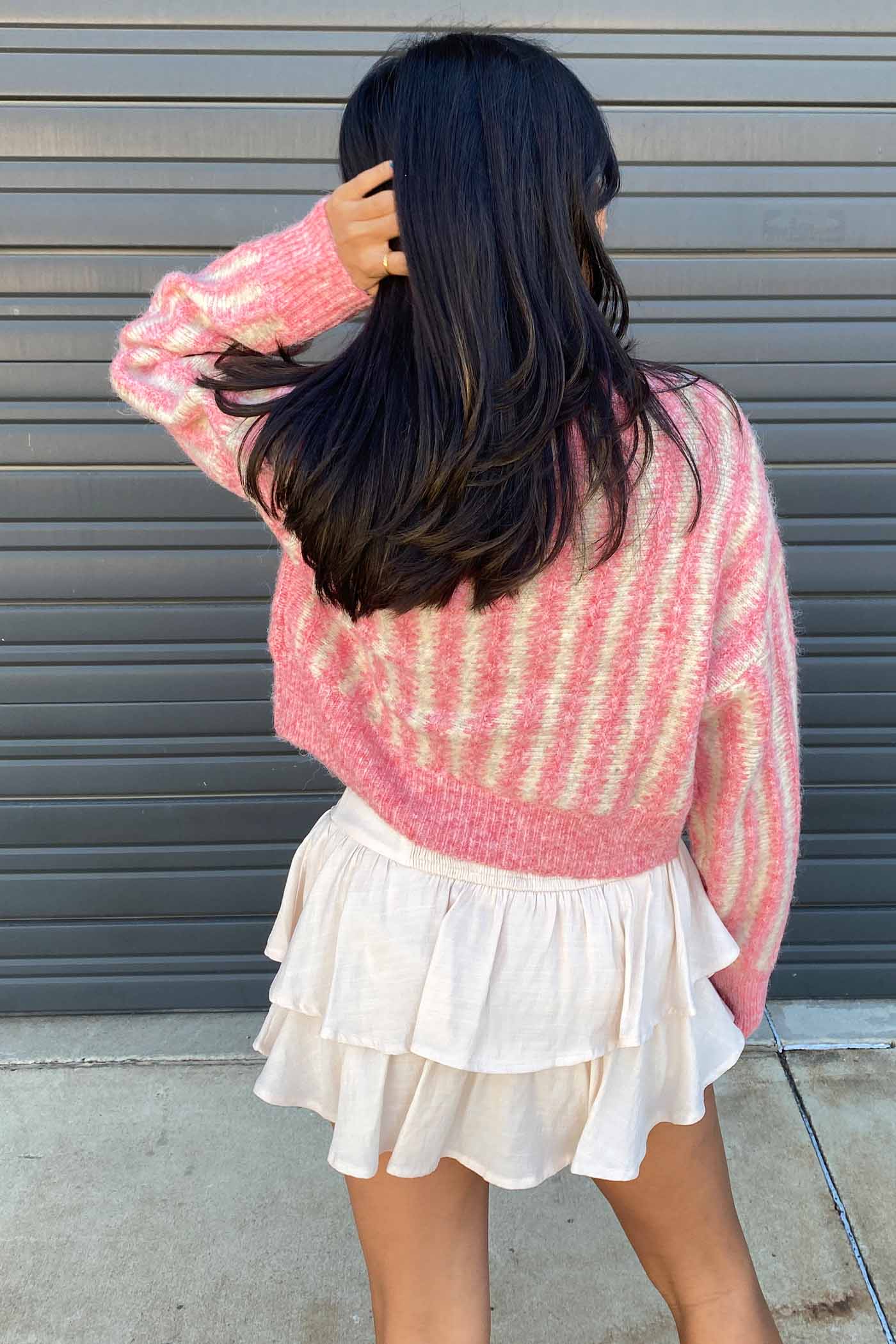 Striped Knit Sweater