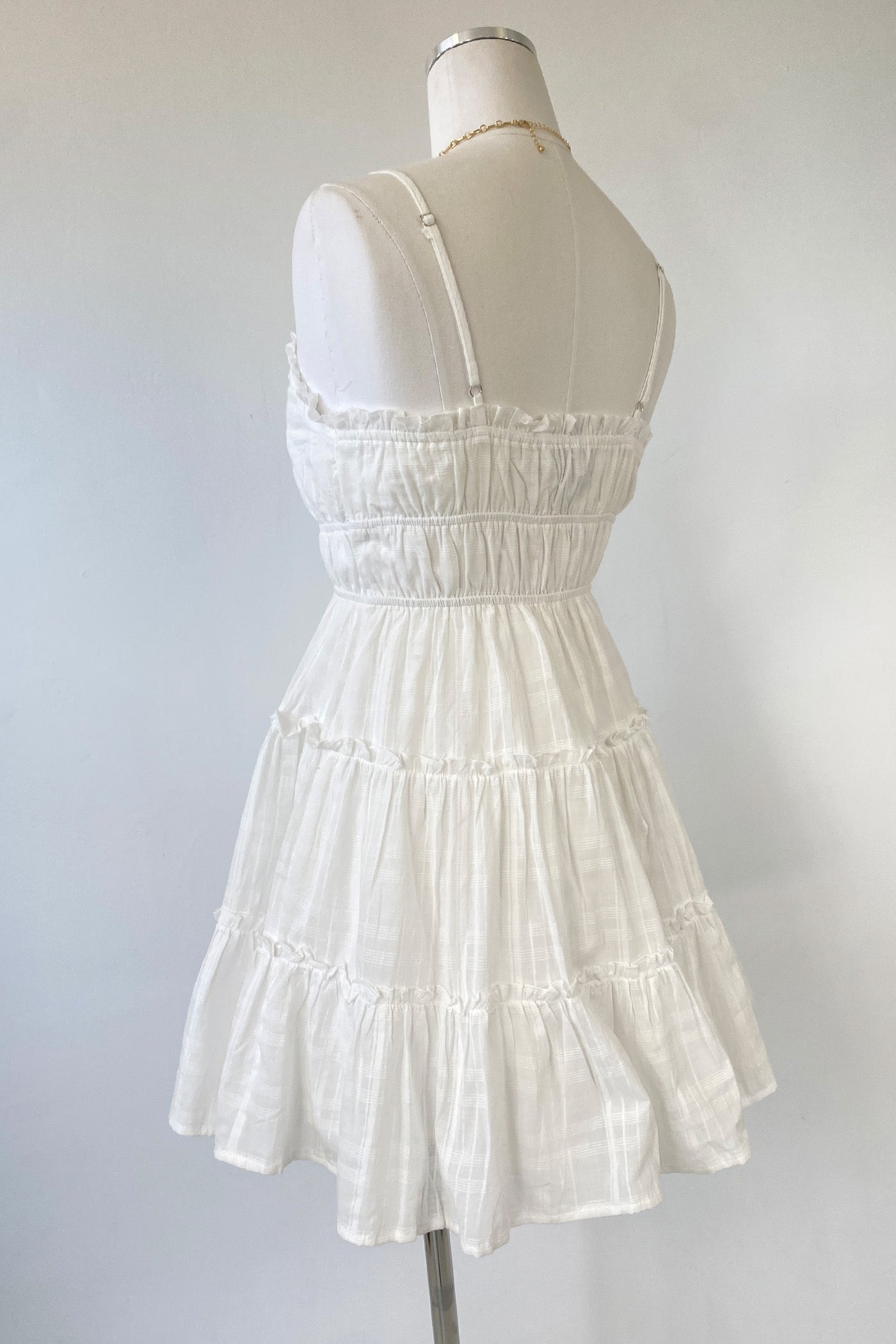 Mini Ruffled Cami Dress