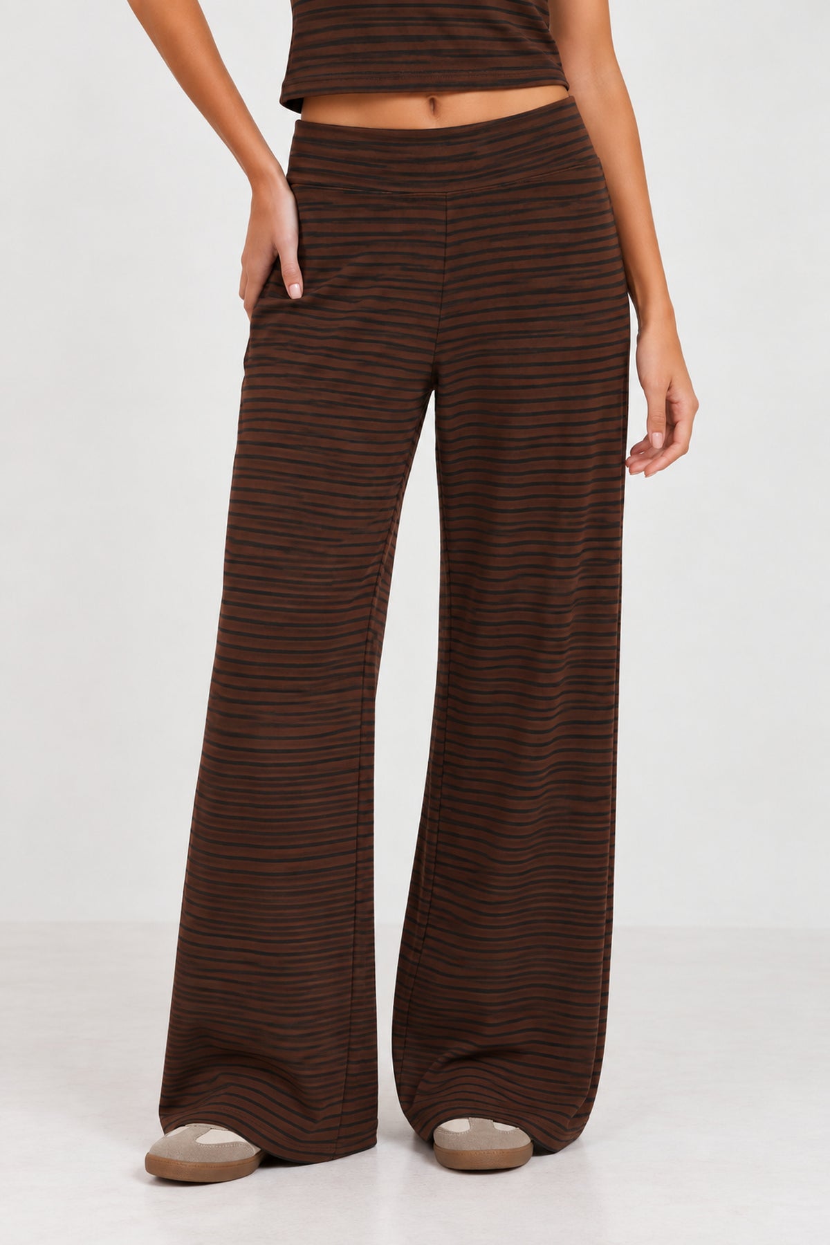 Striped Wide Leg Pants