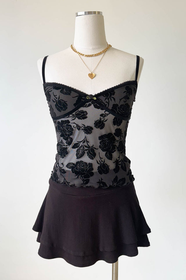 Floral Stretch Lace Top